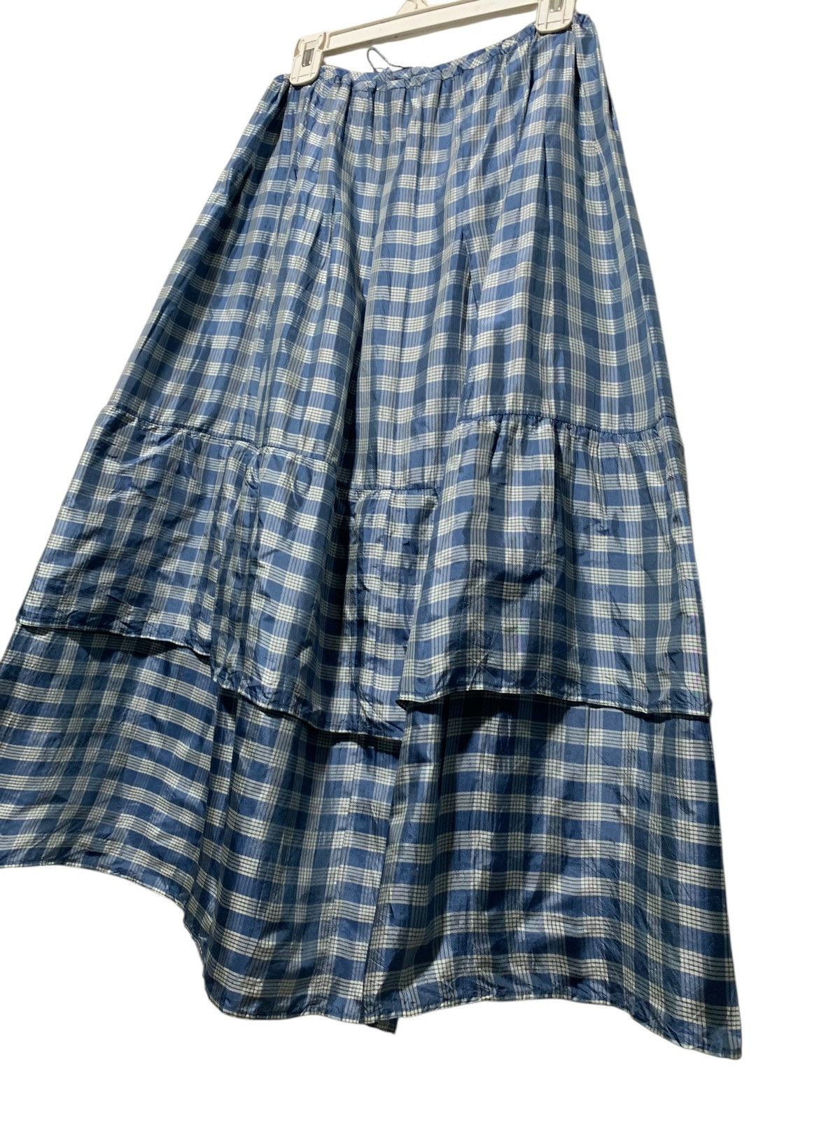 45rpm 45rpm checkered silk layered skirt Size 28" / US 6 / IT 42 - 8 Thumbnail