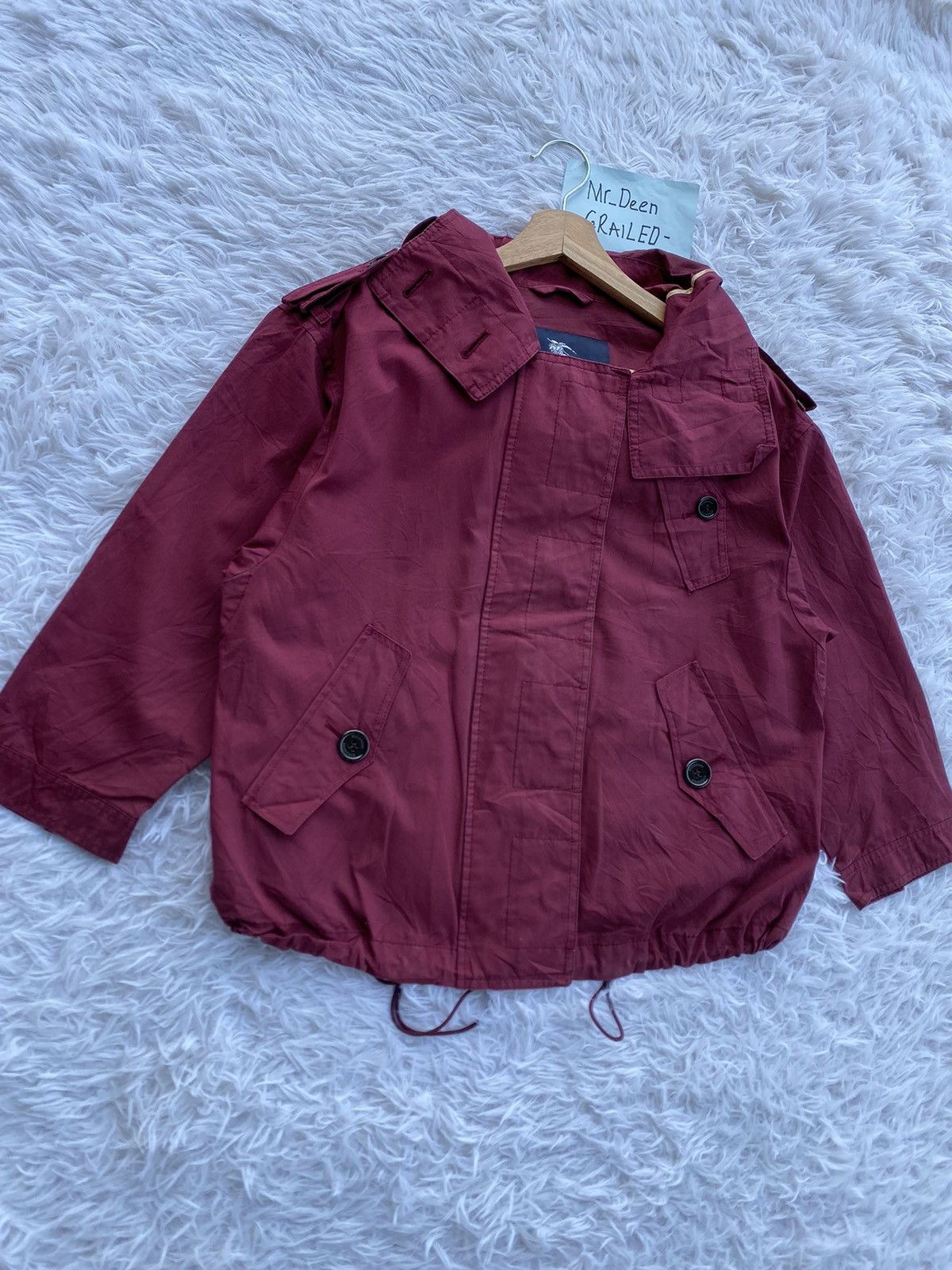 Burberry Rare Burberry Nylon Jacket/Windbreaker Size US M / EU 48-50 / 2 - 2 Thumbnail