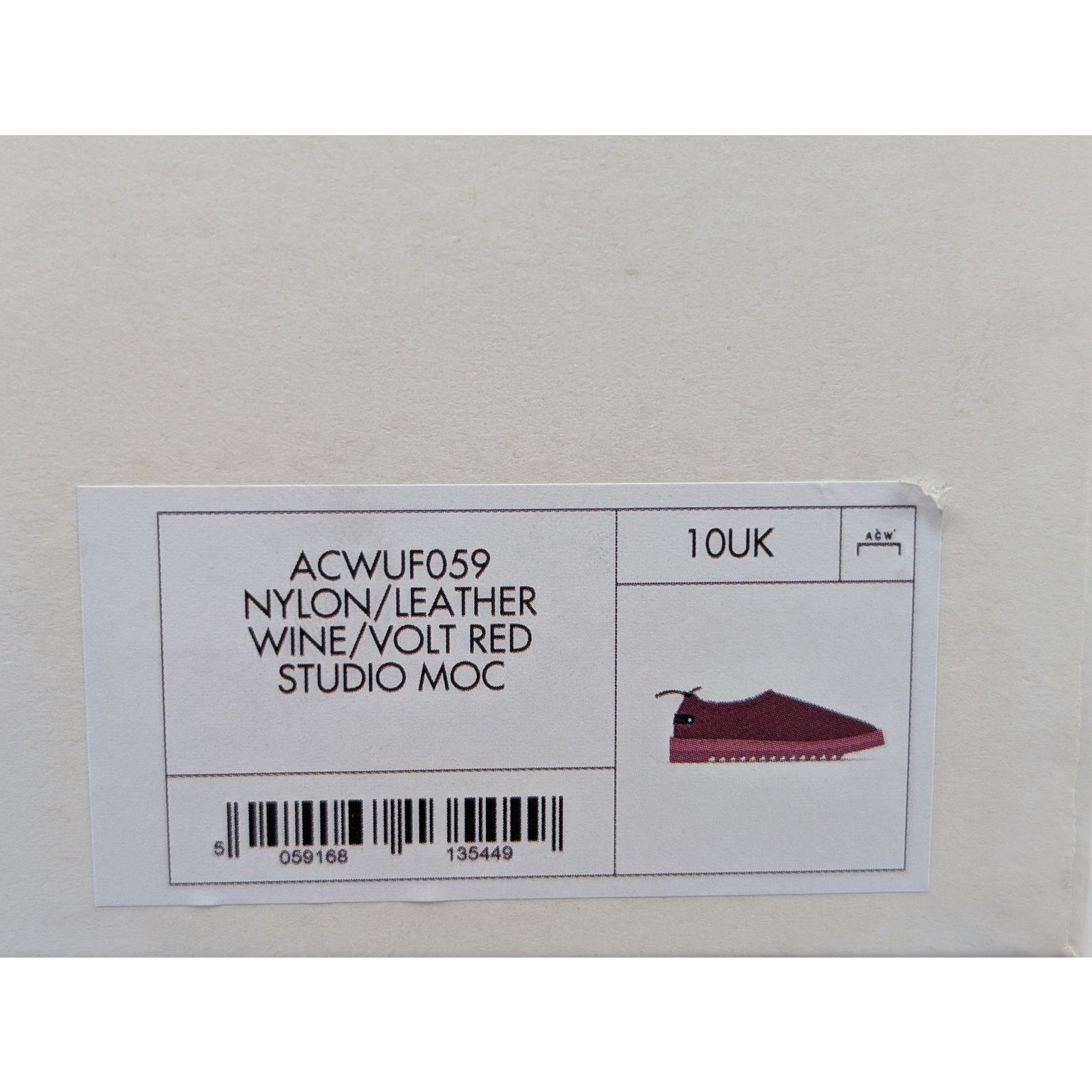 A-COLD-WALL* o1rshd1 Nylon Loafers Red Slip Ons in Maroon 10 UK - 11 US Size US 11 / EU 44 - 19 Thumbnail