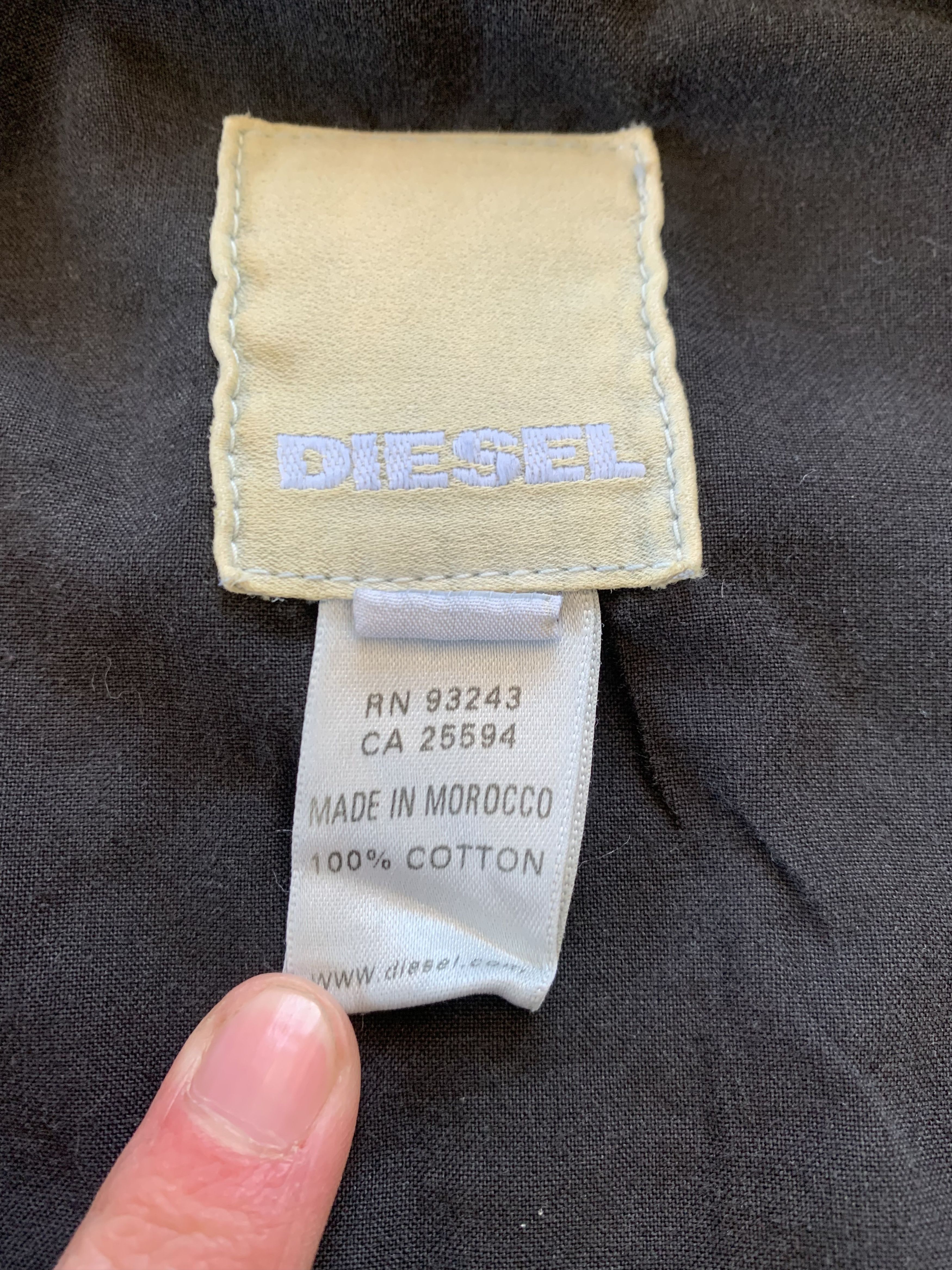 Diesel Diesel Womens Vintage Blue Denim Jacket Size M / US 6-8 / IT 42-44 - 9 Thumbnail