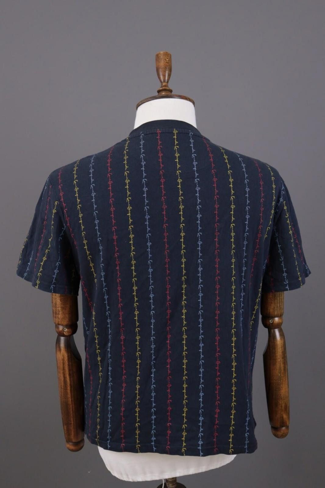 Karl Kani Karl Kani Blue Embroidered Designer Summer T-shirt Size S Size US S / EU 44-46 / 1 - 3 Thumbnail