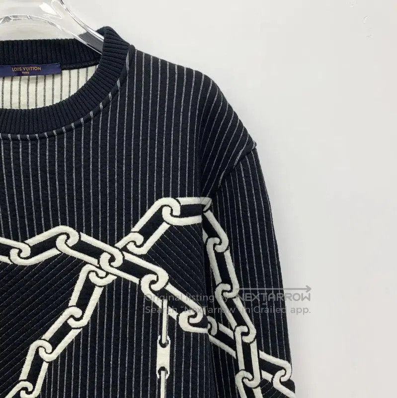 Louis Vuitton Louis Vuitton Black Knit Sweater for Women . Size XS / US 0-2 / IT 36-38 - 3 Thumbnail