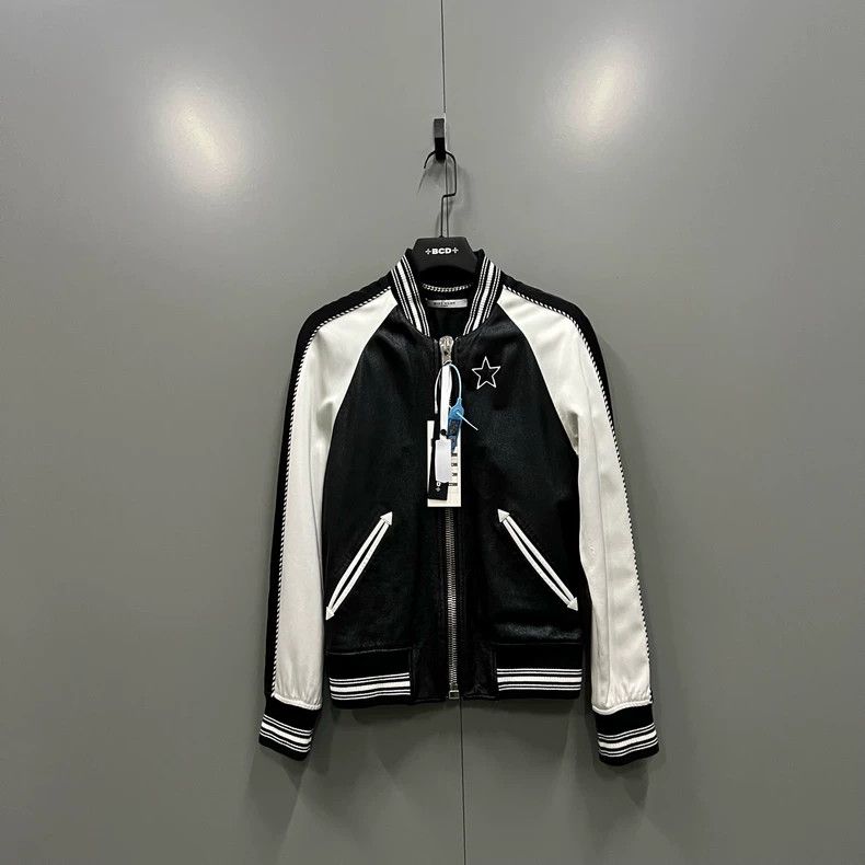 Givenchy Givenchy Black and White Star Print Baseball Jacket 2506-N Size US XL / EU 56 / 4 - 1 Thumbnail