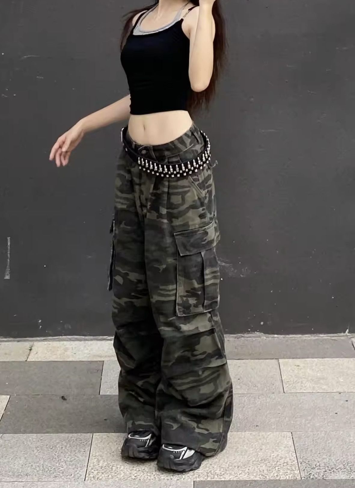 Japanese Brand × Jean Military Green Womens Jean Size 26" / US 2 / IT 38 - 4 Thumbnail