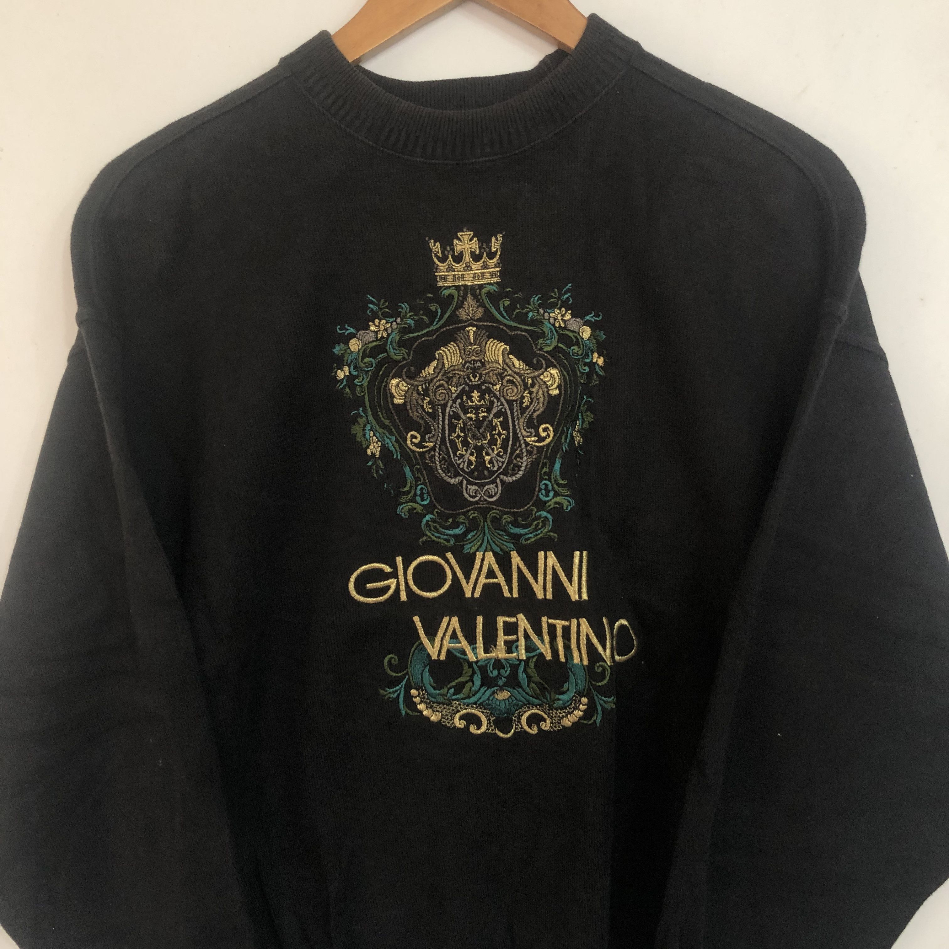 Giovanni Valentino Vintage Fancy Exclusive Giovanni Valentino Sweatshirt Size US M / EU 48-50 / 2 - 3 Thumbnail
