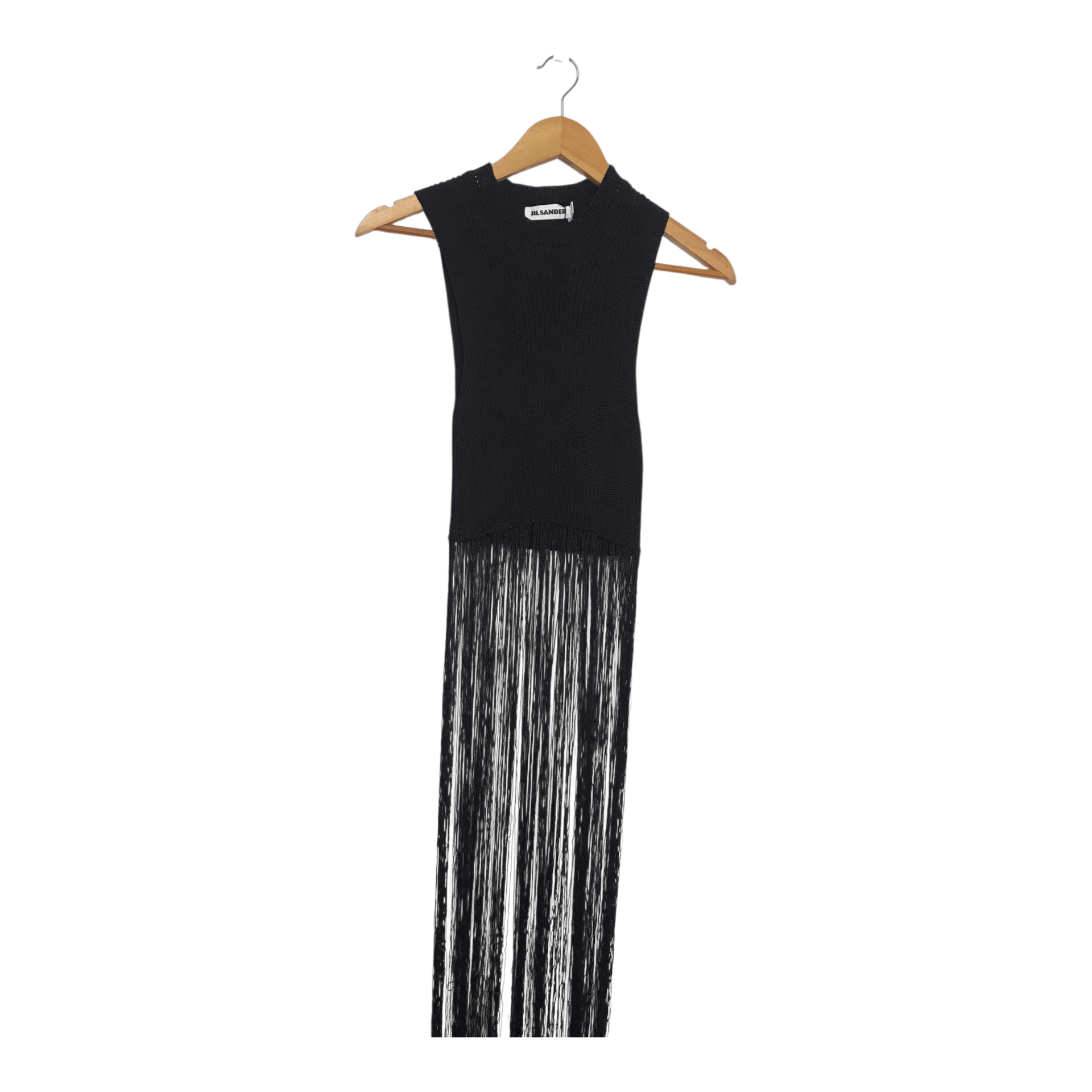 Jil Sander Jil Sander Fringed Ribbed-Knit Top In Size 34 Size S / US 4 / IT 40 - 2 Thumbnail