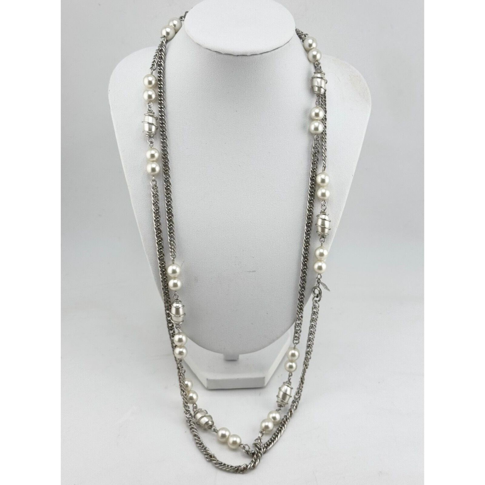 Vintage Vintage Sarah Coventry silver tone wire wrapped faux pearl n Size ONE SIZE - 1 Thumbnail