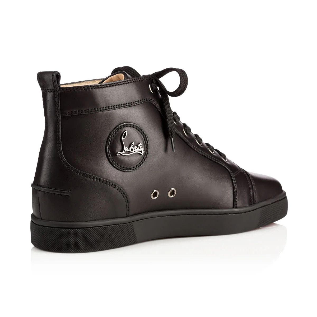 Christian Louboutin o1s1wg110924 Louis Orlato Flat High Sneaker in Black Size US 9.5 / EU 42-43 - 4 Thumbnail