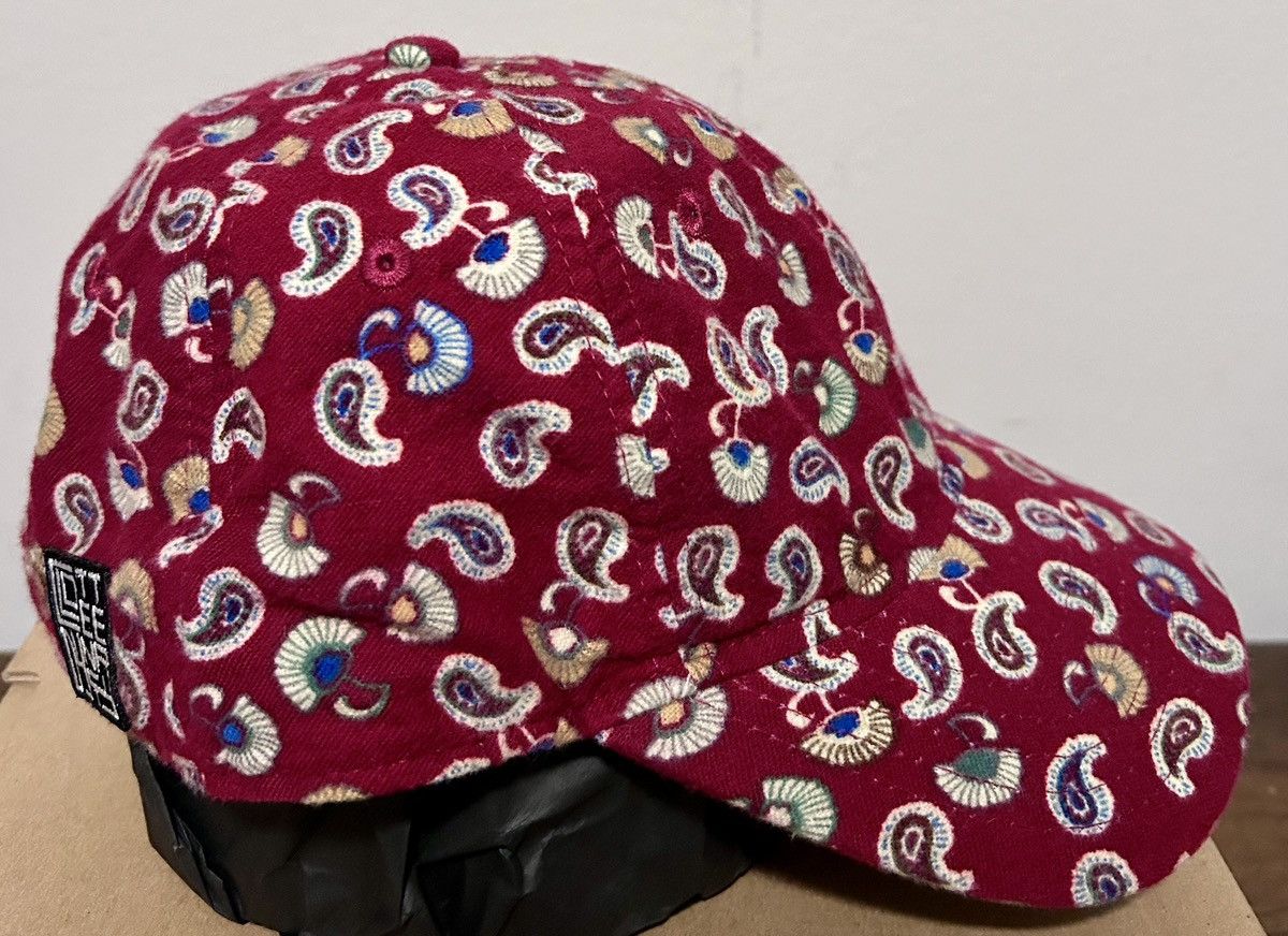 CLOT CLOT Paisley Print Pattern Red Hat Size ONE SIZE - 3 Thumbnail