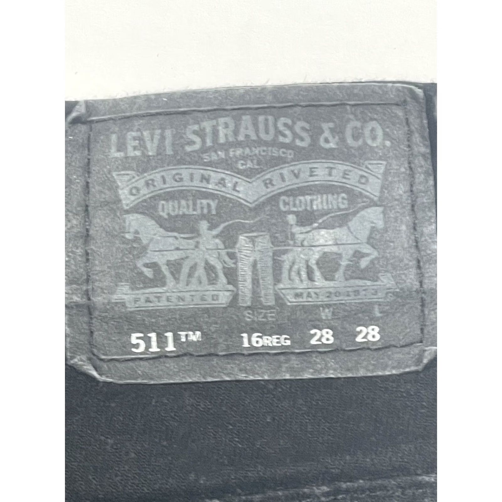 Levi's Levi's Jeans Men 28Wx28L Black 511 Slim Straight Denim Pants Casual Regular Mens Jeans 511 Cowboy 500 Series Model Levis 511 Mens Black Straight Jeans Size US 28 / EU 44 - 7 Thumbnail
