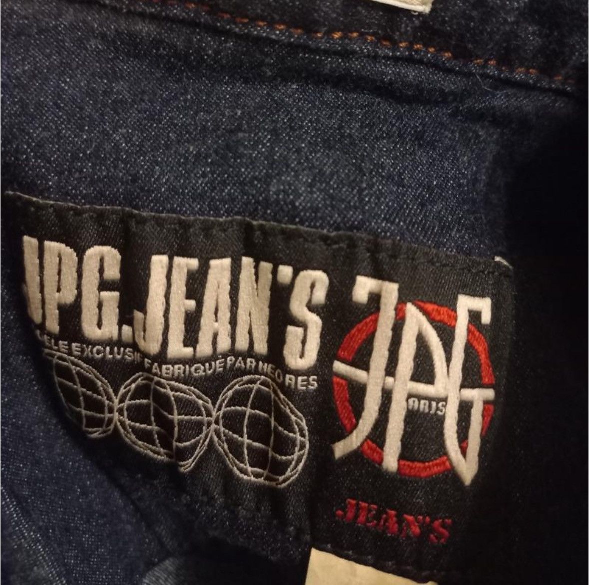 Gaultier Homme Objet × Jean Paul Gaultier RARE 90's JEAN PAUL GAULTIER Italy JPG Jeans Blue Denim Vest Button Gilet Jacket Size XS / US 0-2 / IT 36-38 - 4 Thumbnail