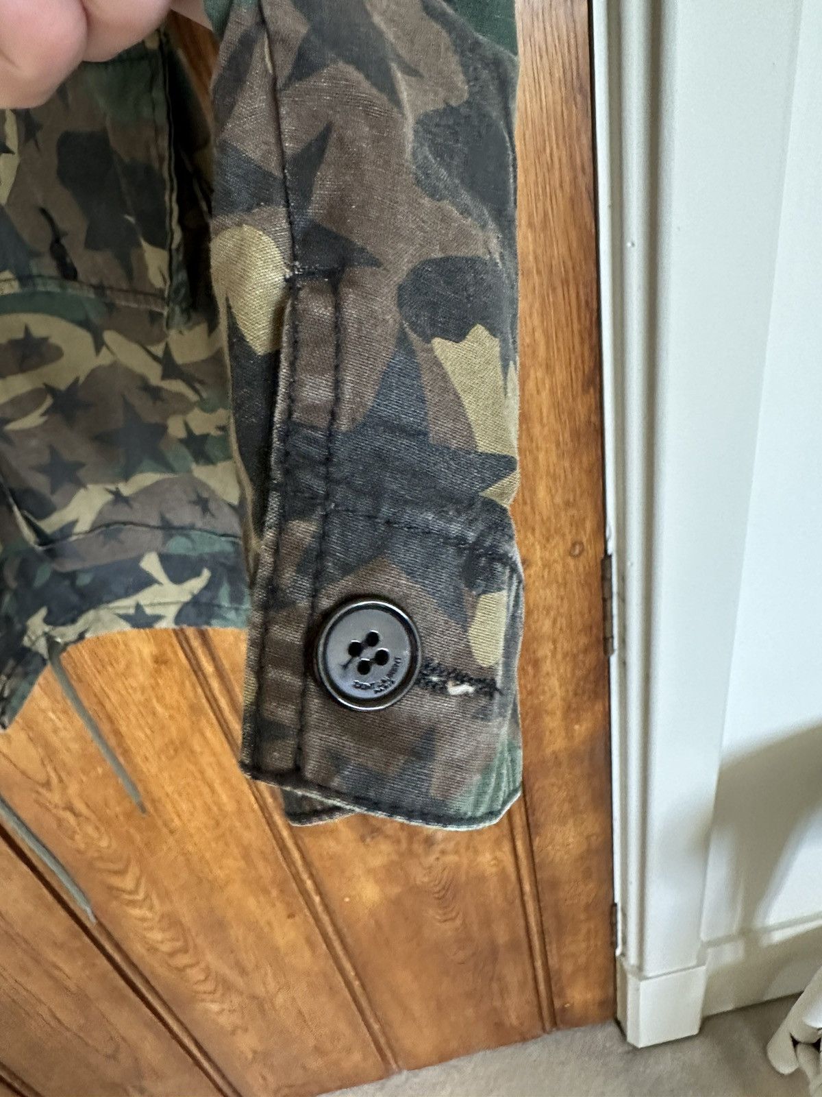 Saint Laurent Paris $2189 Saint Laurent camo star hoodie jacket XL grail Size US XL / EU 56 / 4 - 12 Thumbnail