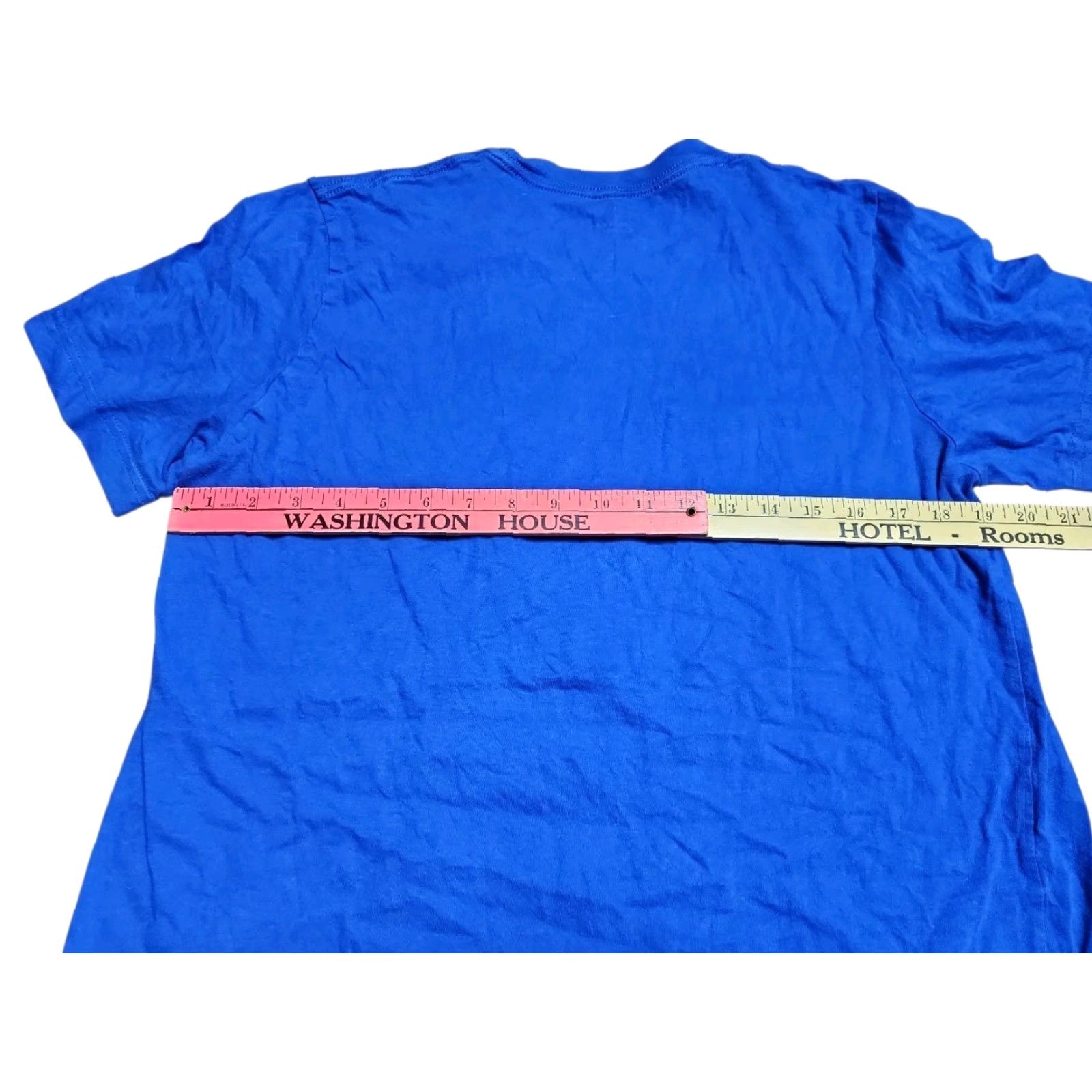Vintage VINTAGE Blue Origin T-Shirt Women L Blue Space Distressed Short Sleeve Casual Size L / US 10 / IT 46 - 3 Thumbnail