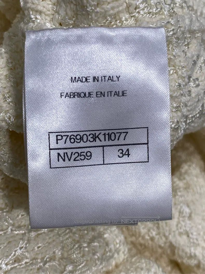 Chanel Chanel 24-year-old white knitted dress Size XXS / US 00 / IT 34 - 6 Thumbnail