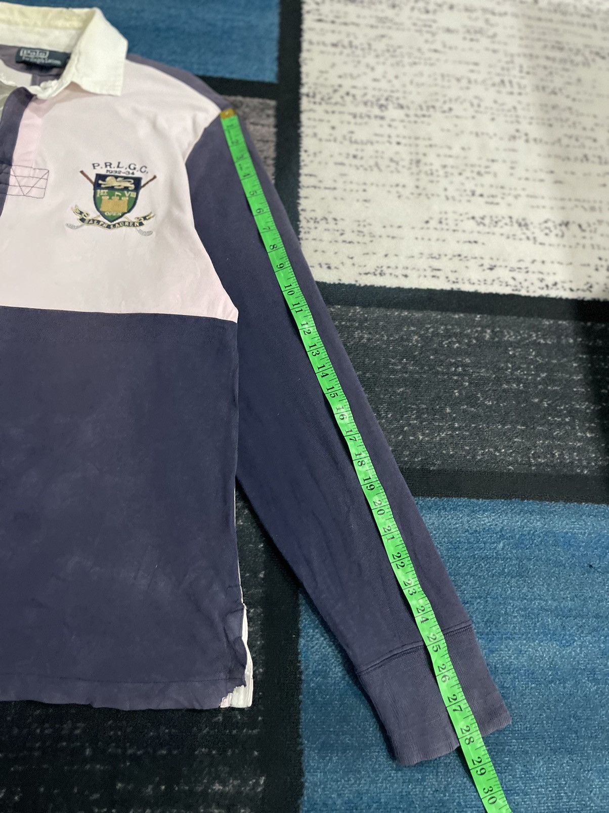 Polo Ralph Lauren Y2k Vintage Faded Polo Ralph Lauren Style Rugby Polo Tee Size US M / EU 48-50 / 2 - 20 Thumbnail