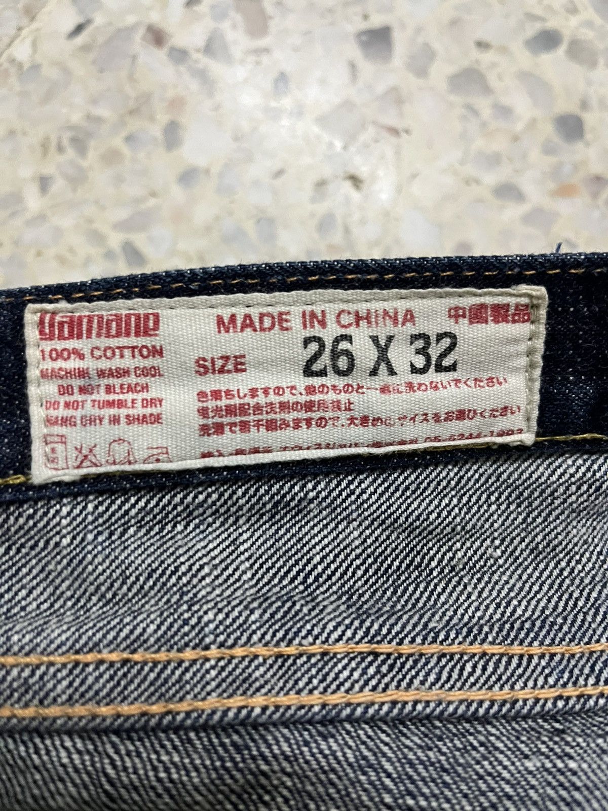 Japanese Brand Vintage Yamane selevedge bell bottom Jeans Size 31" - 6 Thumbnail