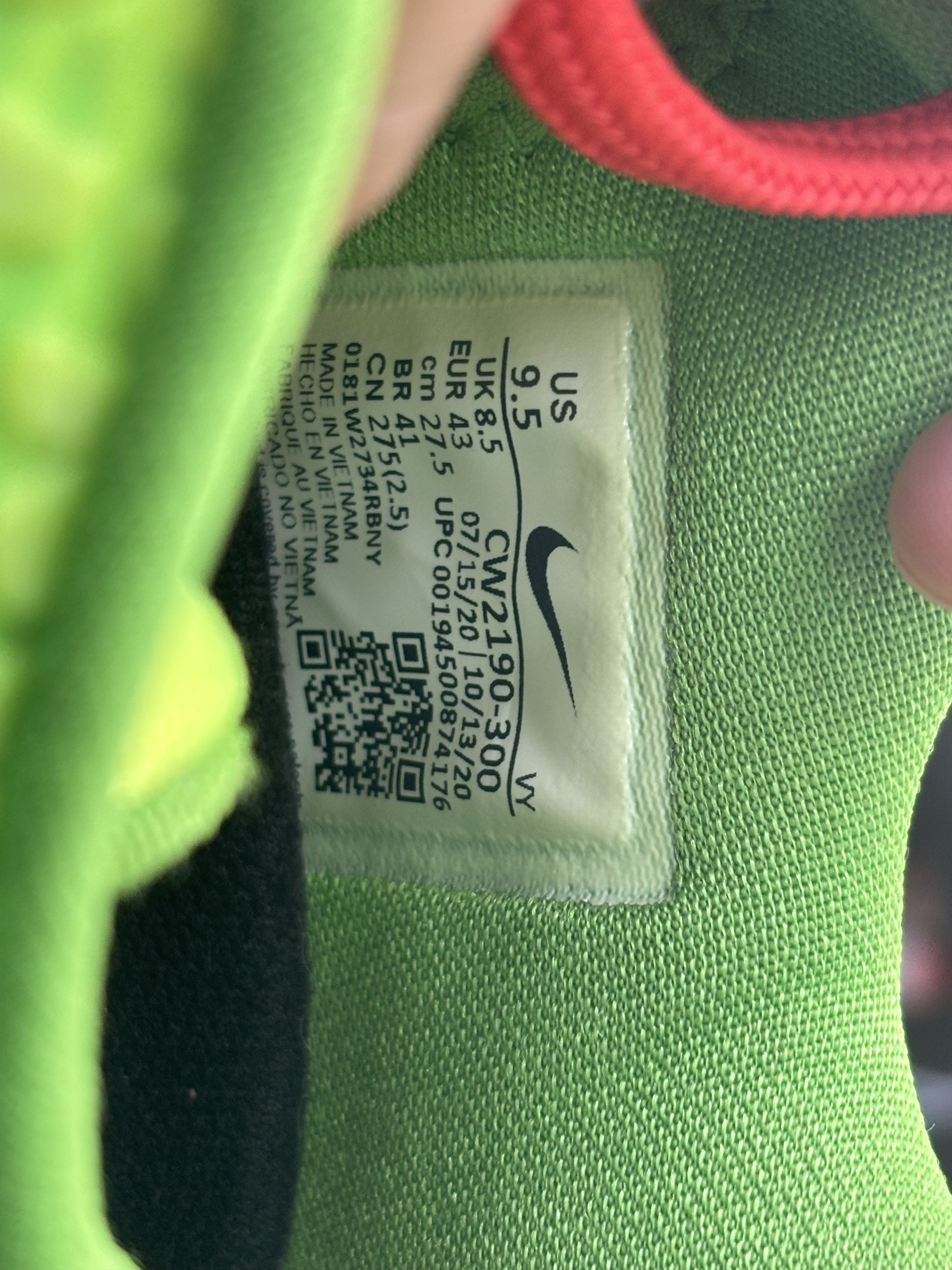 Nike Nike Mamba Rage Grinch Size US 9.5 / EU 42-43 - 9 Thumbnail