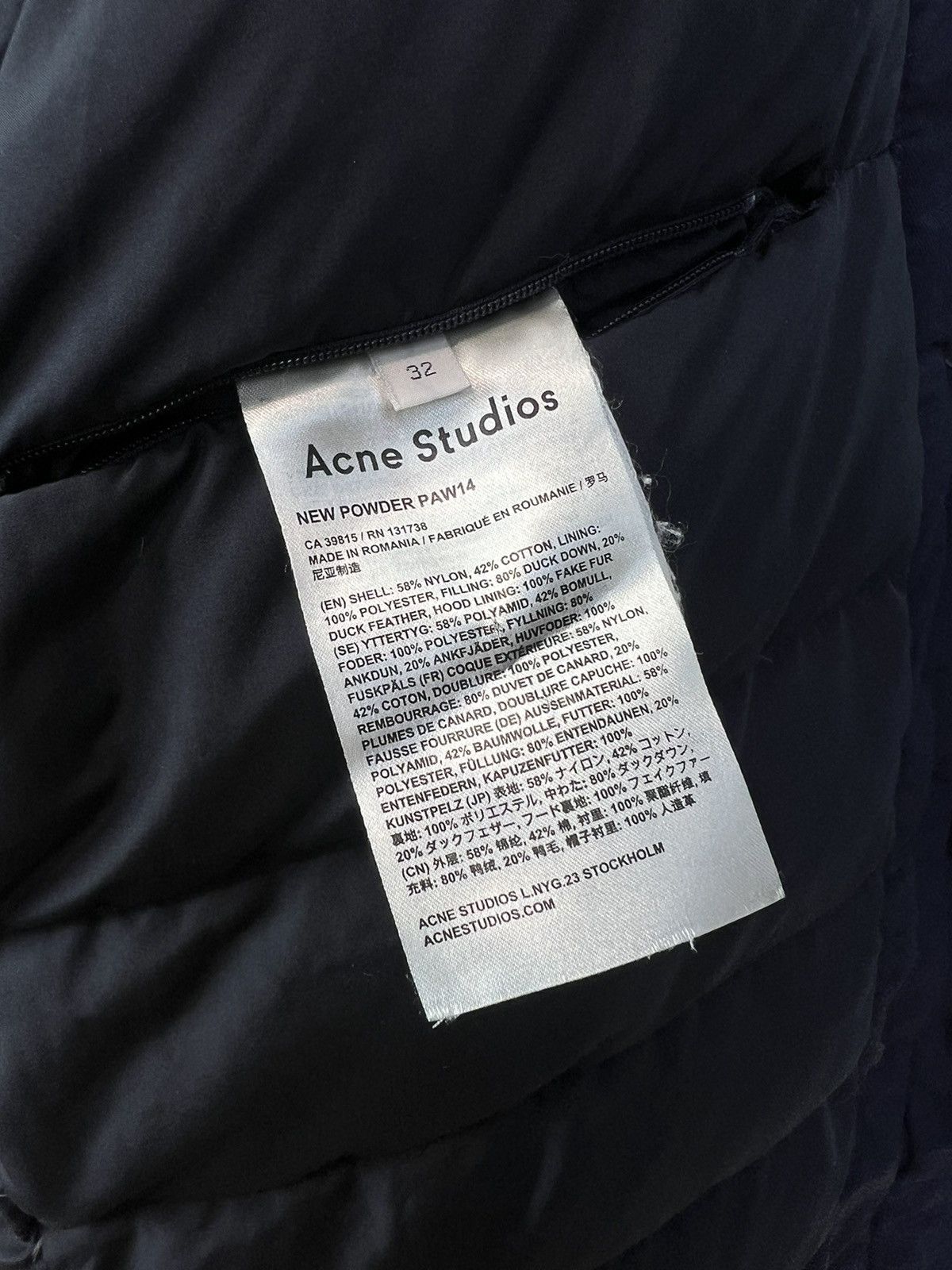 Acne Studios Acne Studios Puffer Parka Down Jacket Size XS - S 32 Size XS / US 0-2 / IT 36-38 - 9 Thumbnail