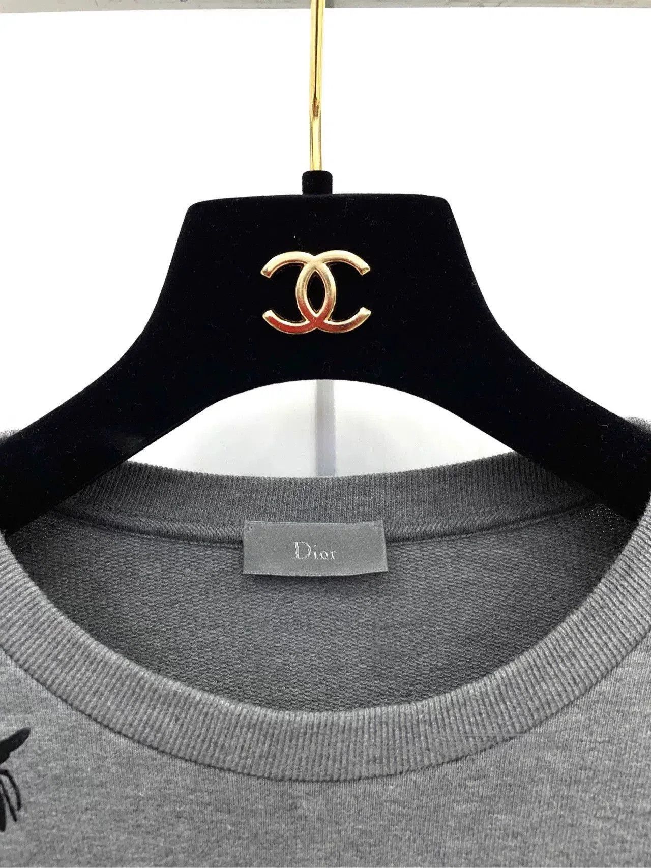 Dior Dior Gray Crew Neck Long Sleeve Sweatshirt. Size US L / EU 52-54 / 3 - 3 Thumbnail