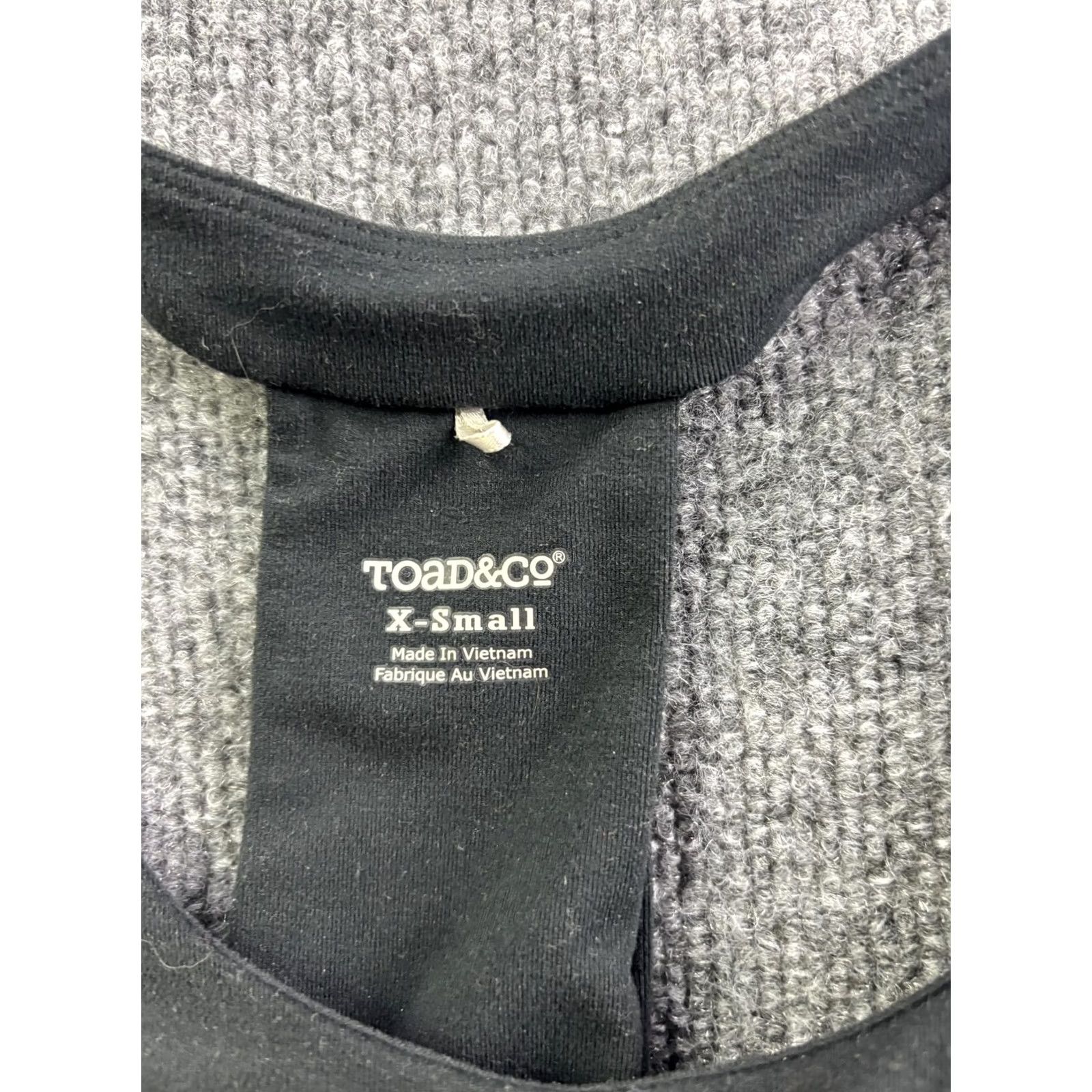 Toad&Co Toad&Co Tank Dress Womens XS Black Racerback Scoop Neck Short Casual Travel Size 40" / US 18 - 2 Thumbnail