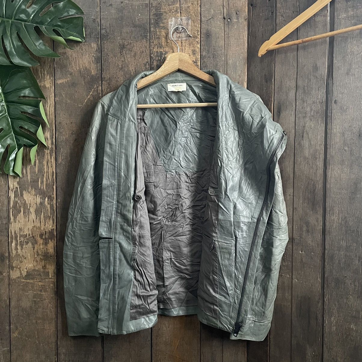 Helmut Lang Helmut Lang Leather Jacket Size US S / EU 44-46 / 1 - 3 Thumbnail