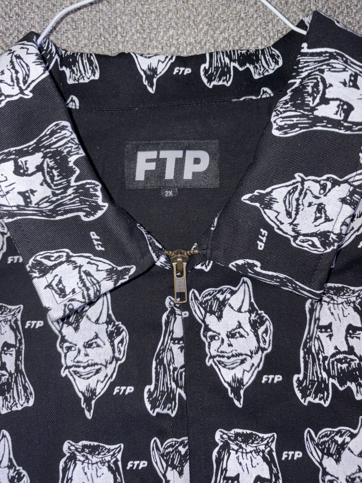 Fuck The Population FTP Heaven or Hell Jacket Size US XXL / EU 58 / 5 - 3 Thumbnail