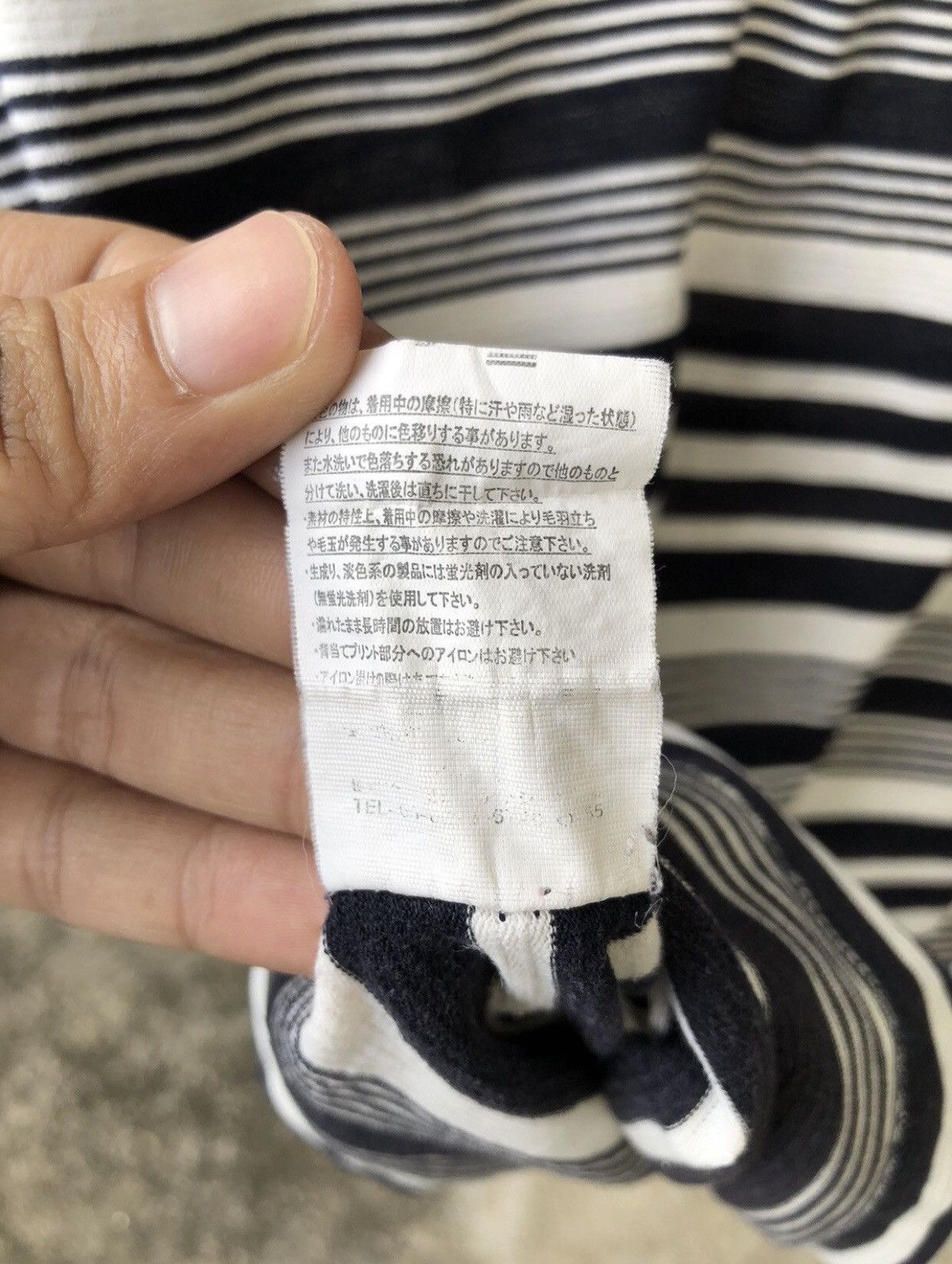 Japanese Brand Madison Walker Stripes Double Layer Pocket, Chill and Enjoy Size US XL / EU 56 / 4 - 17 Thumbnail