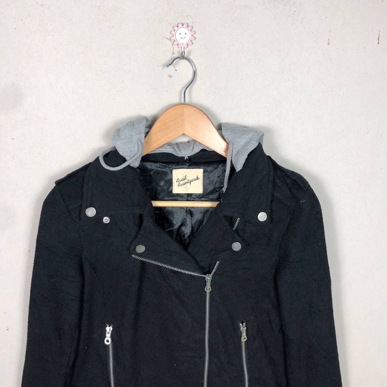 Japanese Brand Avail Avant Garde Double Collar Punk Goth Jacket Size US S / EU 44-46 / 1 - 3 Thumbnail