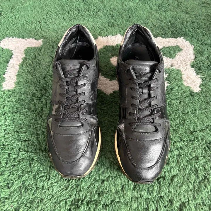 Louis Vuitton Louis Vuitton Black and Green Casual Sneakers -2508 Size US 8 / EU 41 - 2 Thumbnail
