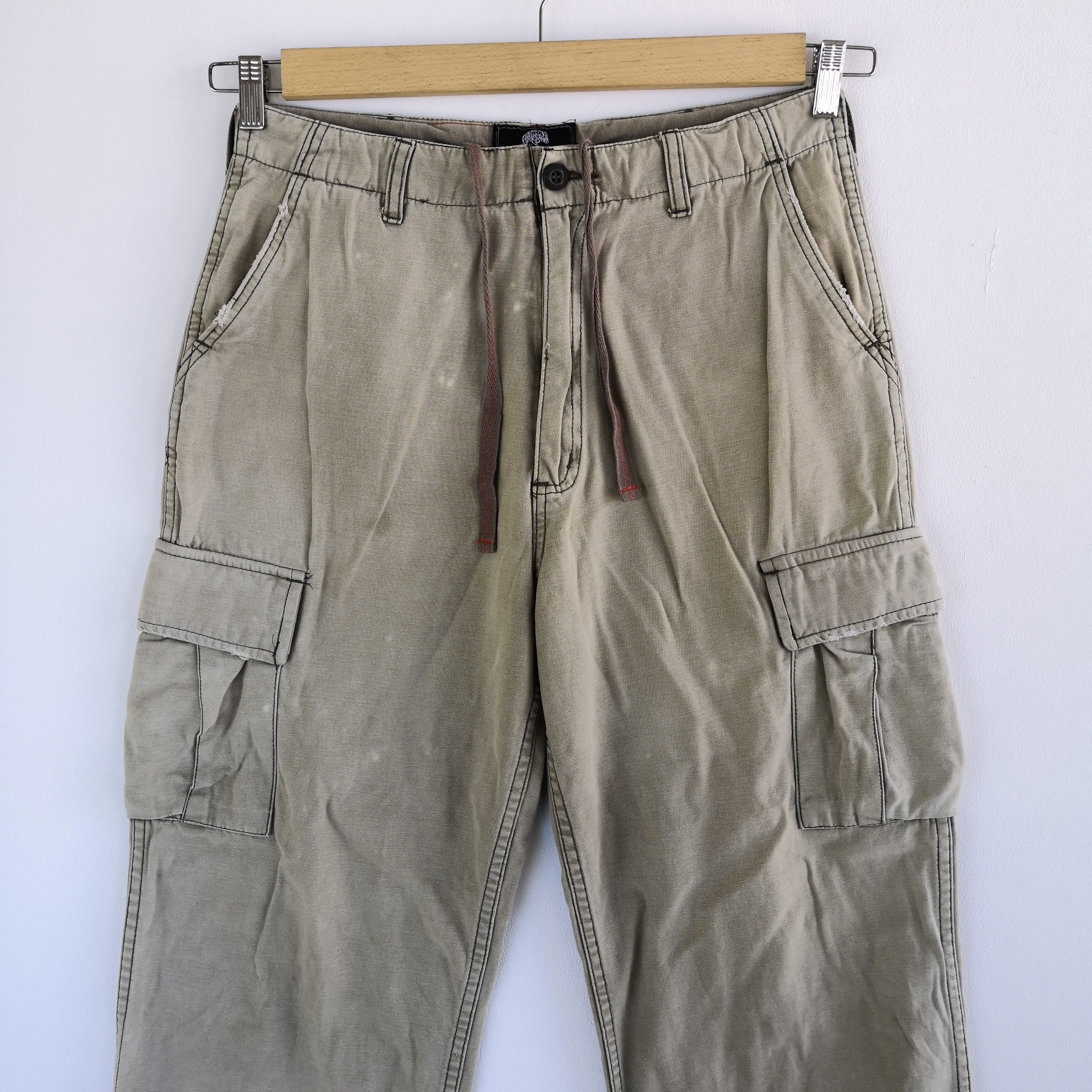 Japanese Brand Bay Crest Japanese Cargo Pants Bondage Multi Pocket Pants Size US 30 / EU 46 - 3 Thumbnail