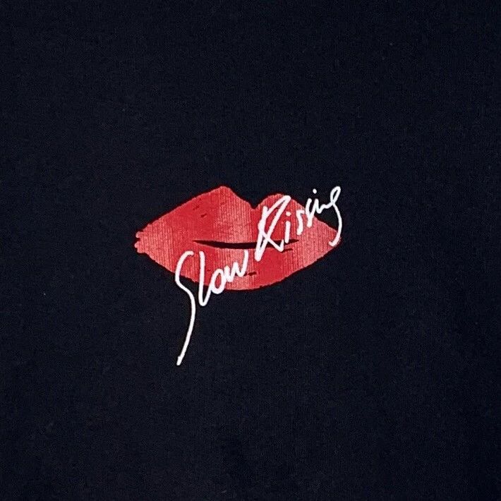 Saint Laurent Paris Saint Laurent Paris Black red lip letter printed hooded dr Size US L / EU 52-54 / 3 - 4 Thumbnail