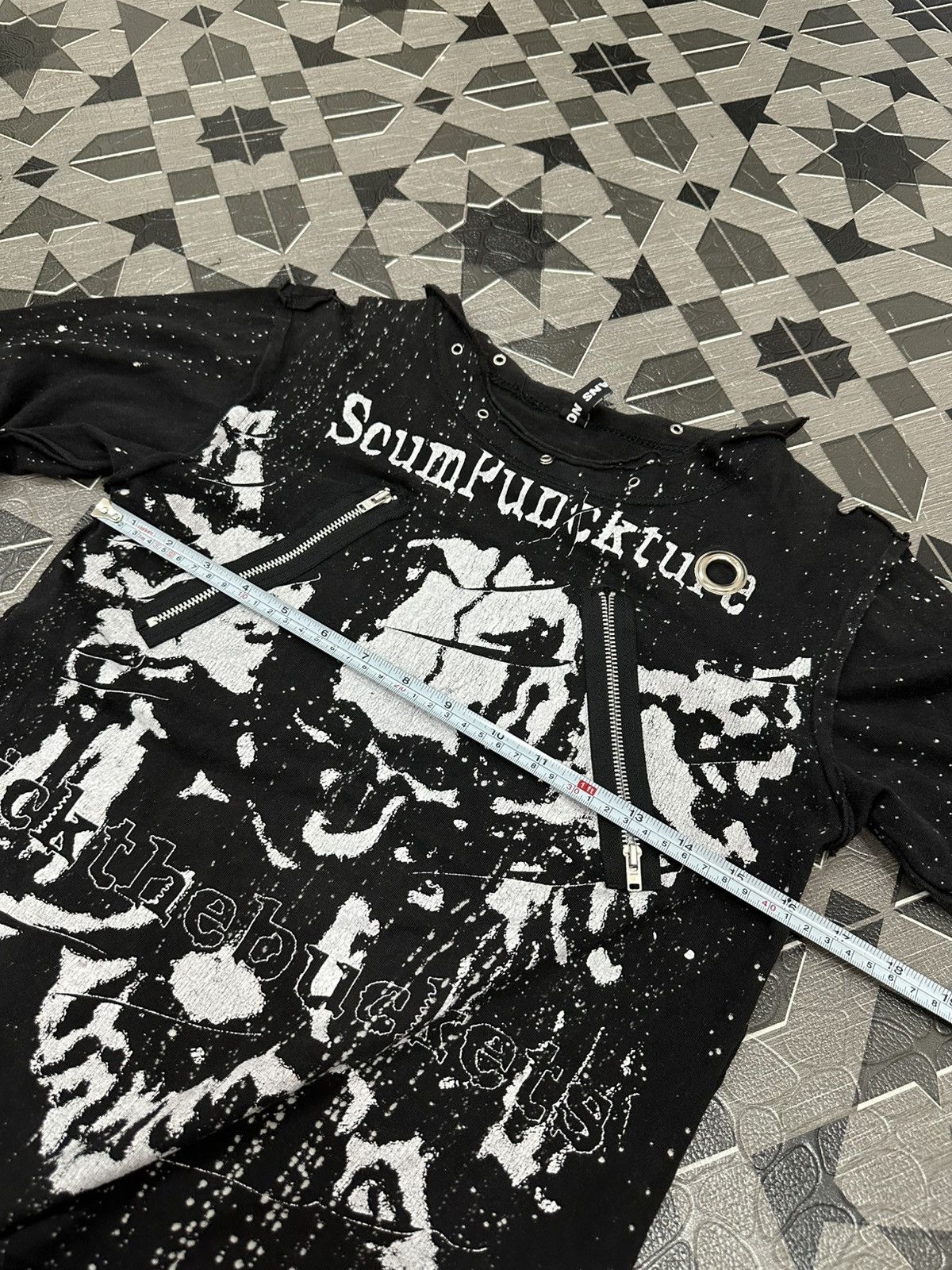 Seditionaries Seditionaries Muslin Scumpuncture Zipper Punk Tee Size US S / EU 44-46 / 1 - 15 Thumbnail