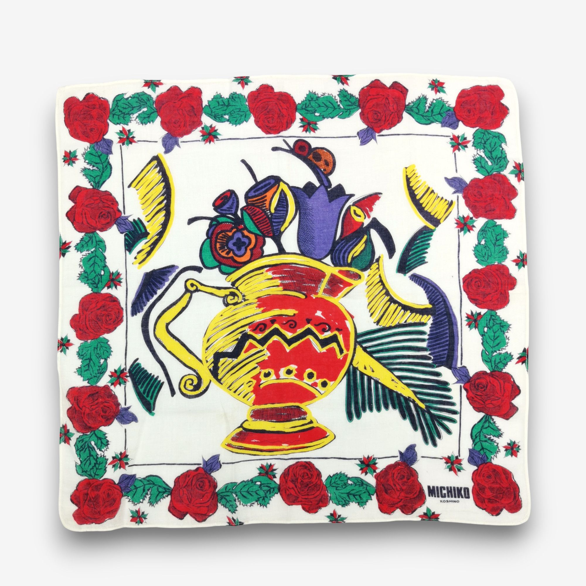 Michiko Koshino London Vintage Michiko London Handkerchief Neckerchief Bandana Size ONE SIZE - 1 Thumbnail