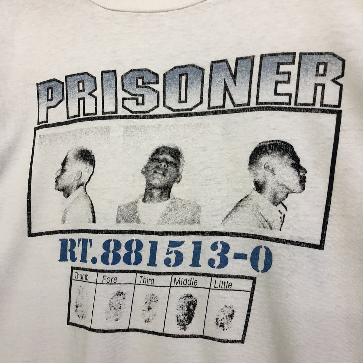 Vintage Vintage Prisoner Capital Punishment Streetwear Tshirt Size US XL / EU 56 / 4 - 4 Thumbnail