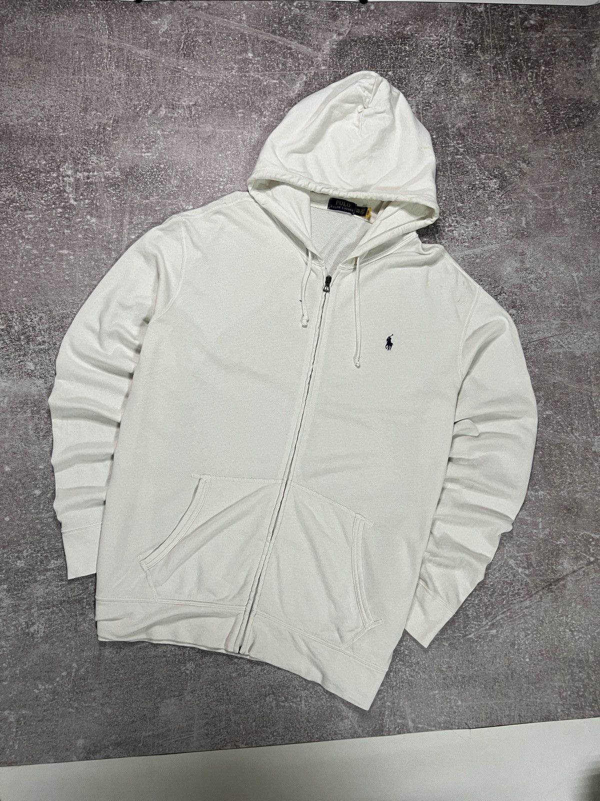 Polo Ralph Lauren Vintage Polo Ralph Lauren Zip Up Hoodie Drip Size US XXL / EU 58 / 5 - 1 Thumbnail