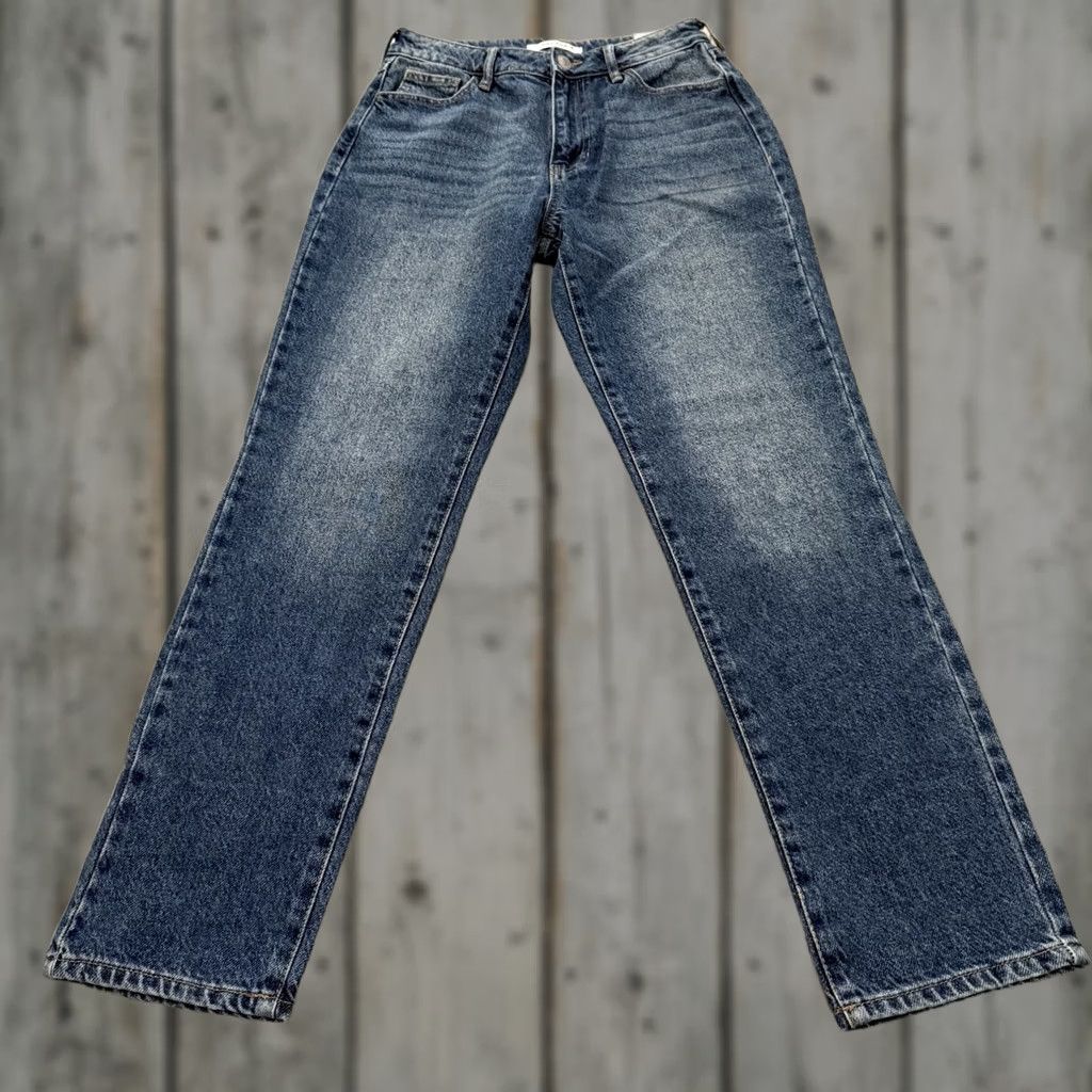Pacsun VINTAGE Pacsun Mom Jeans Womens 25 Blue Medium Wash Denim 100% Cotton High Rise NEW Size 42" / US 20 - 1 Thumbnail