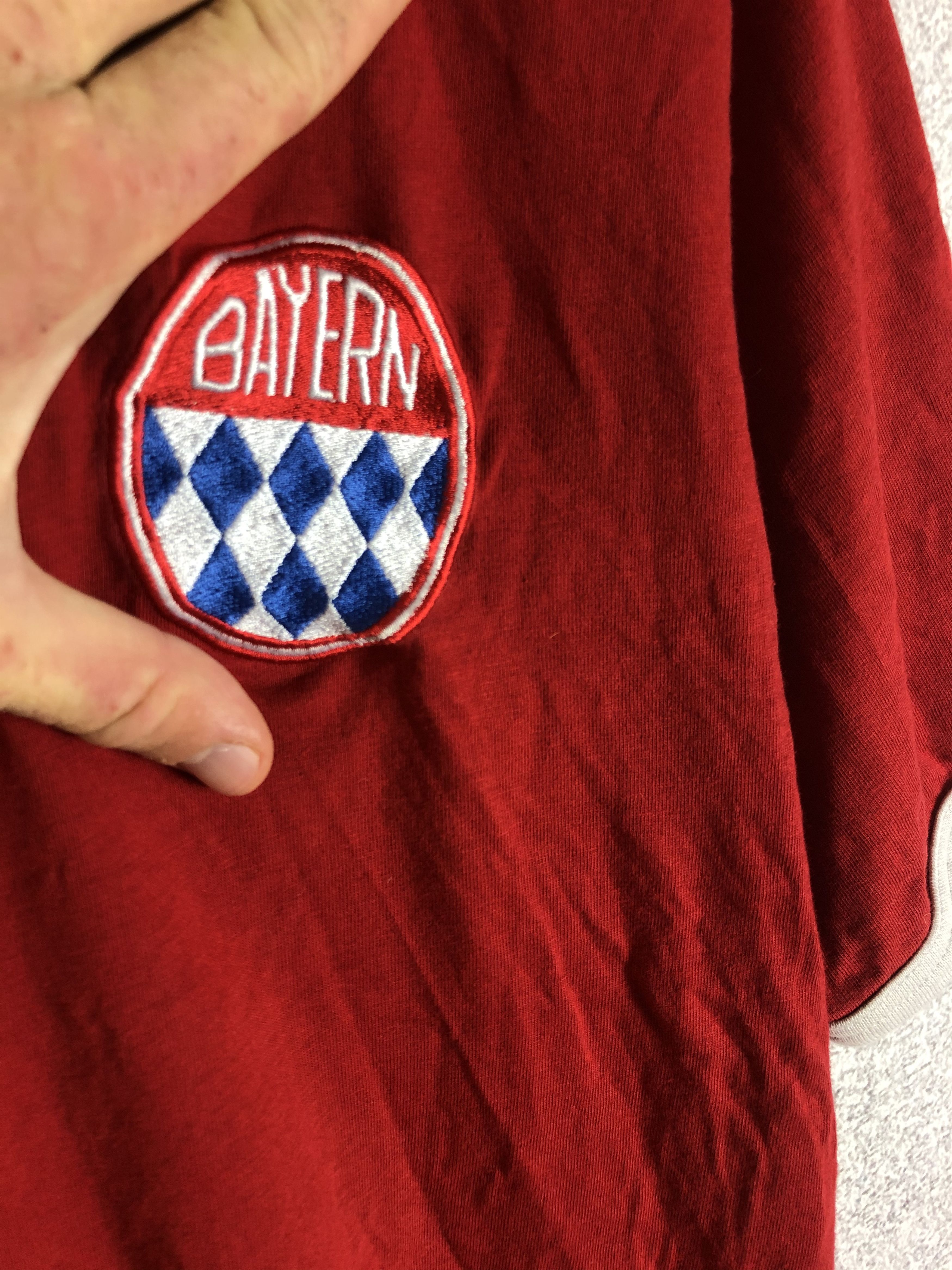 Vintage Vintage FC Bayern Munich 80s Soccer Jersey Football Shirt Size US L / EU 52-54 / 3 - 3 Thumbnail