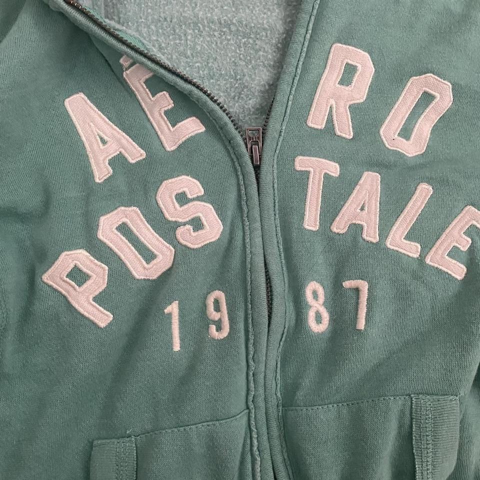 Aeropostale aeropostale blue greenish zip up Size S / US 4 / IT 40 - 2 Thumbnail