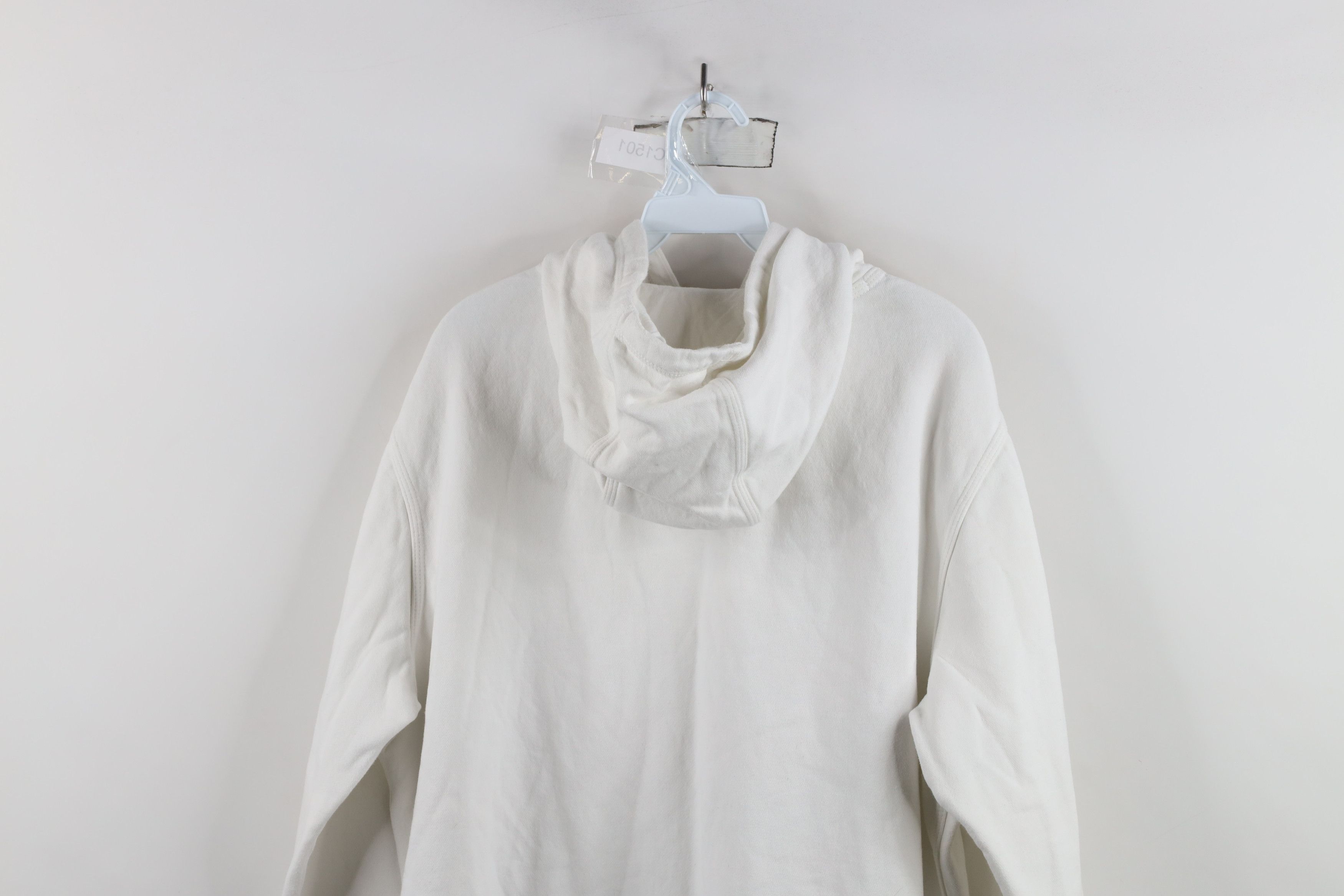 Nike × Vintage Vintage Nike Scott Mini Swoosh Hoodie Sweatshirt White Size US XL / EU 56 / 4 - 12 Thumbnail