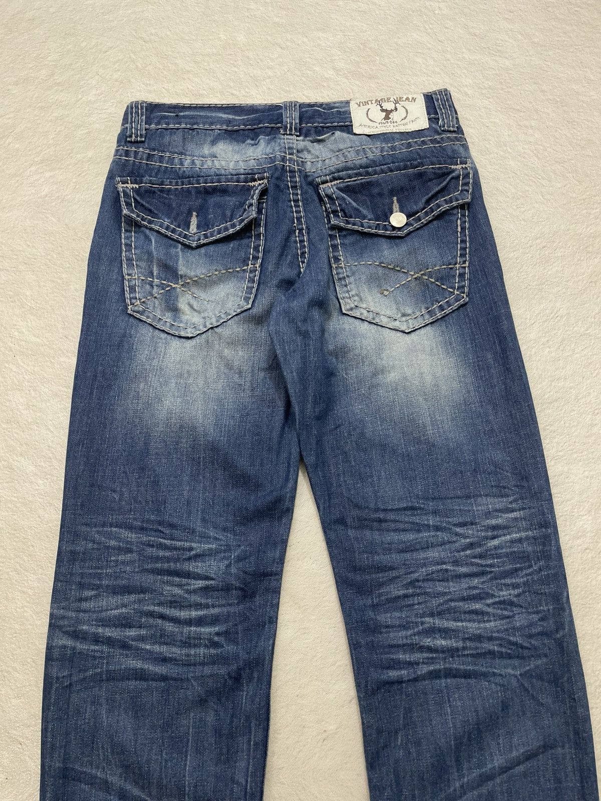 Hysteric Glamour 2000s Maru Fading Denim Washed Acne Ifsix LGB Japan Number Size US 32 / EU 48 - 8 Thumbnail