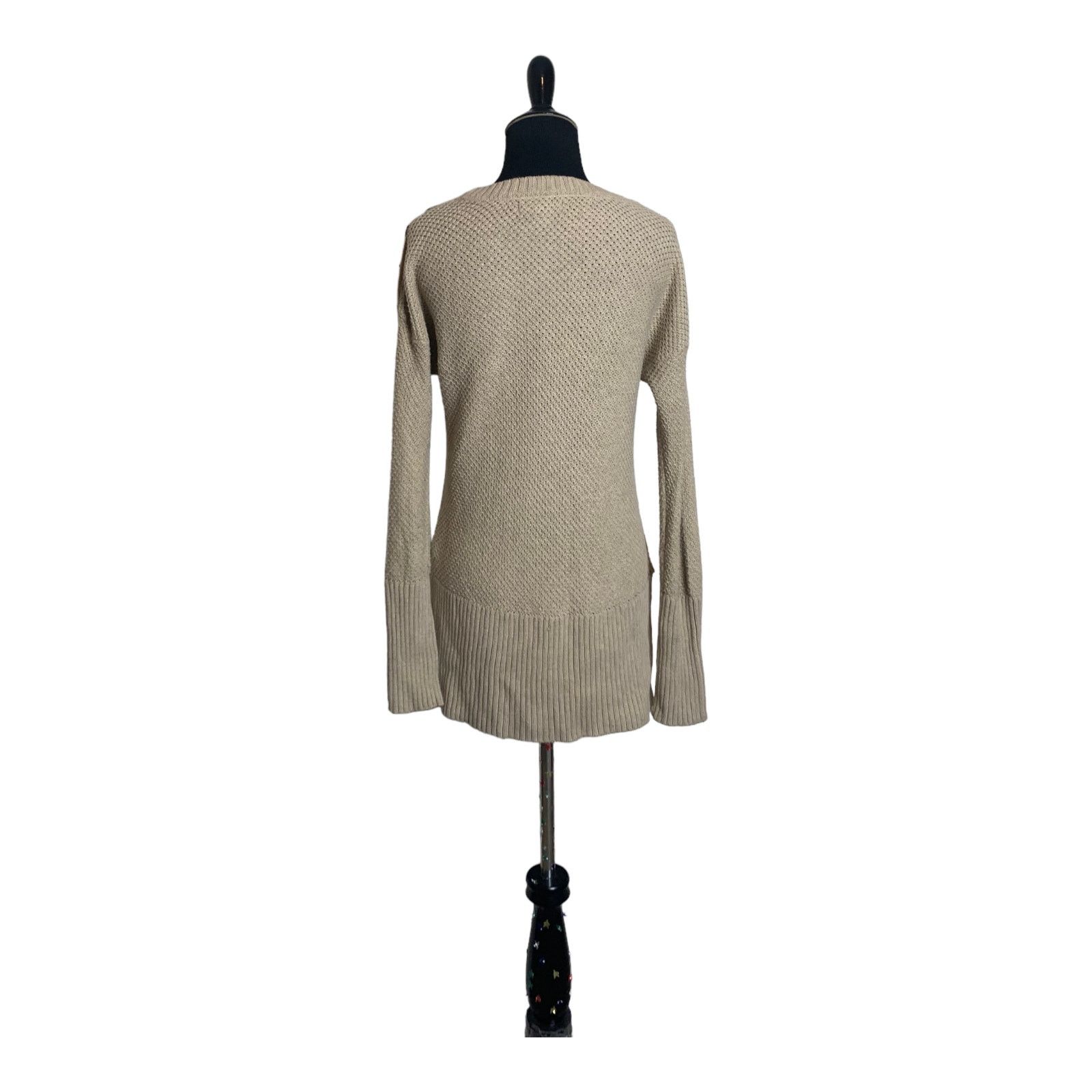 Rachel Zoe Rachel Zoe beige honey comb knit sweater size XS Size XS / US 0-2 / IT 36-38 - 2 Thumbnail