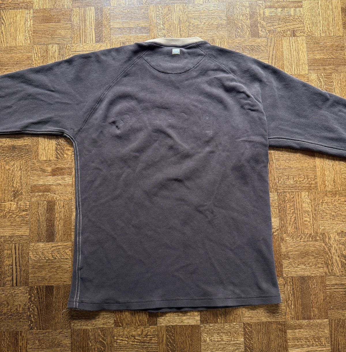 Ecko Unltd. Vintage Y2K Ecko Unltd. Waffle Knit Thermal Shirt Size US XXL / EU 58 / 5 - 6 Thumbnail