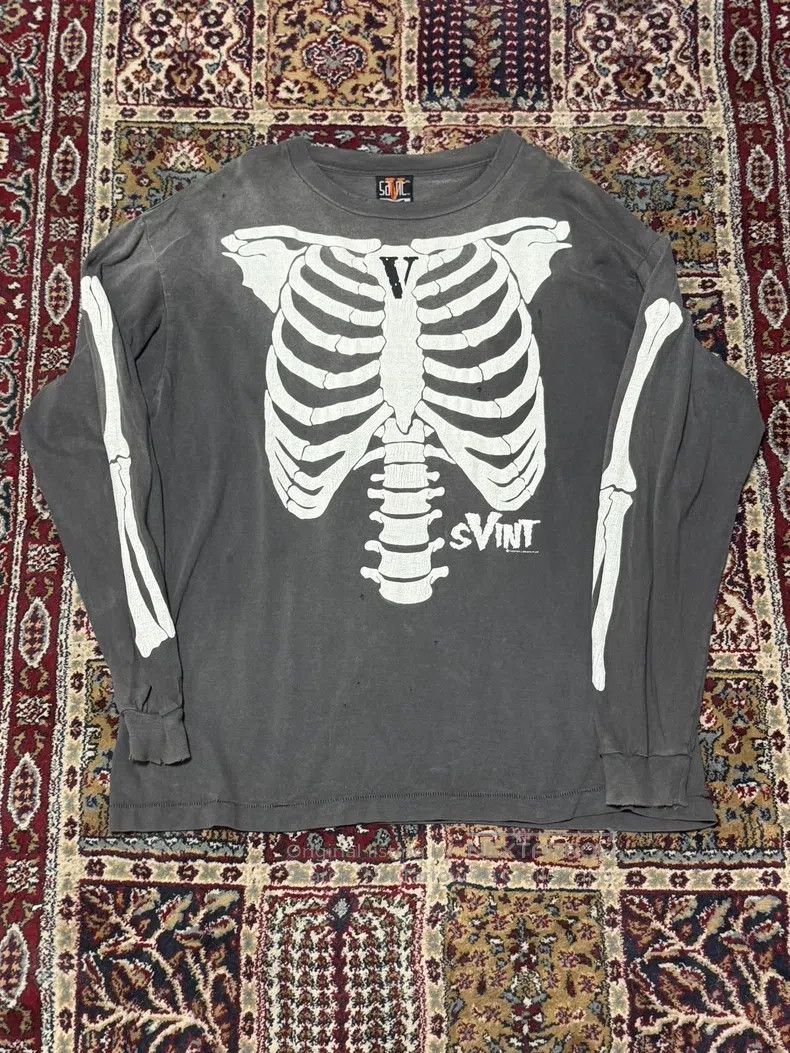 Saint Michael Saint Michael Bone bone destroys long sleeves Size US XL / EU 56 / 4 - 1 Thumbnail