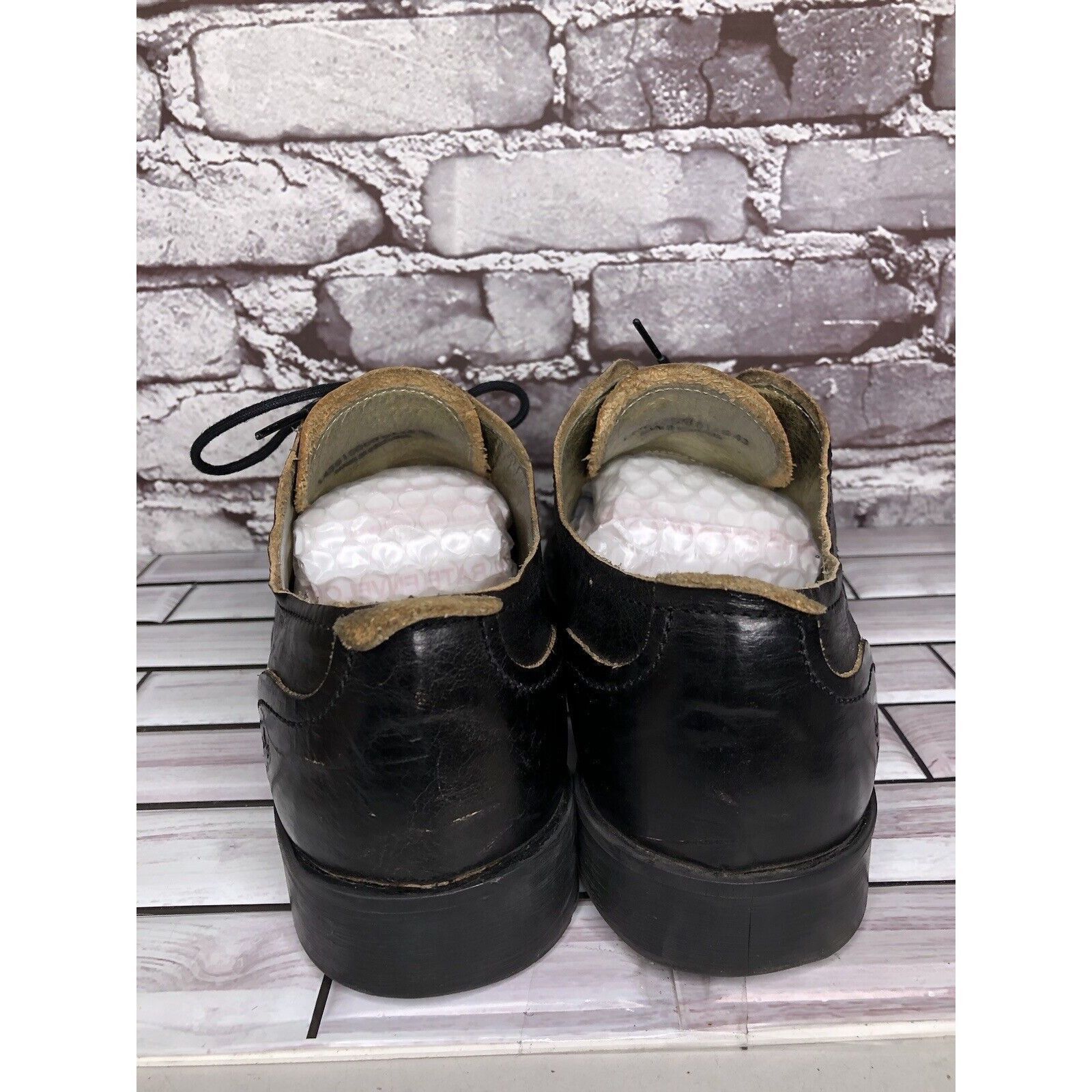 Fly London Fly London Black Leather Cap Toe Comfort Lace Up Oxfords Sho Size US 10 / EU 43 - 4 Thumbnail