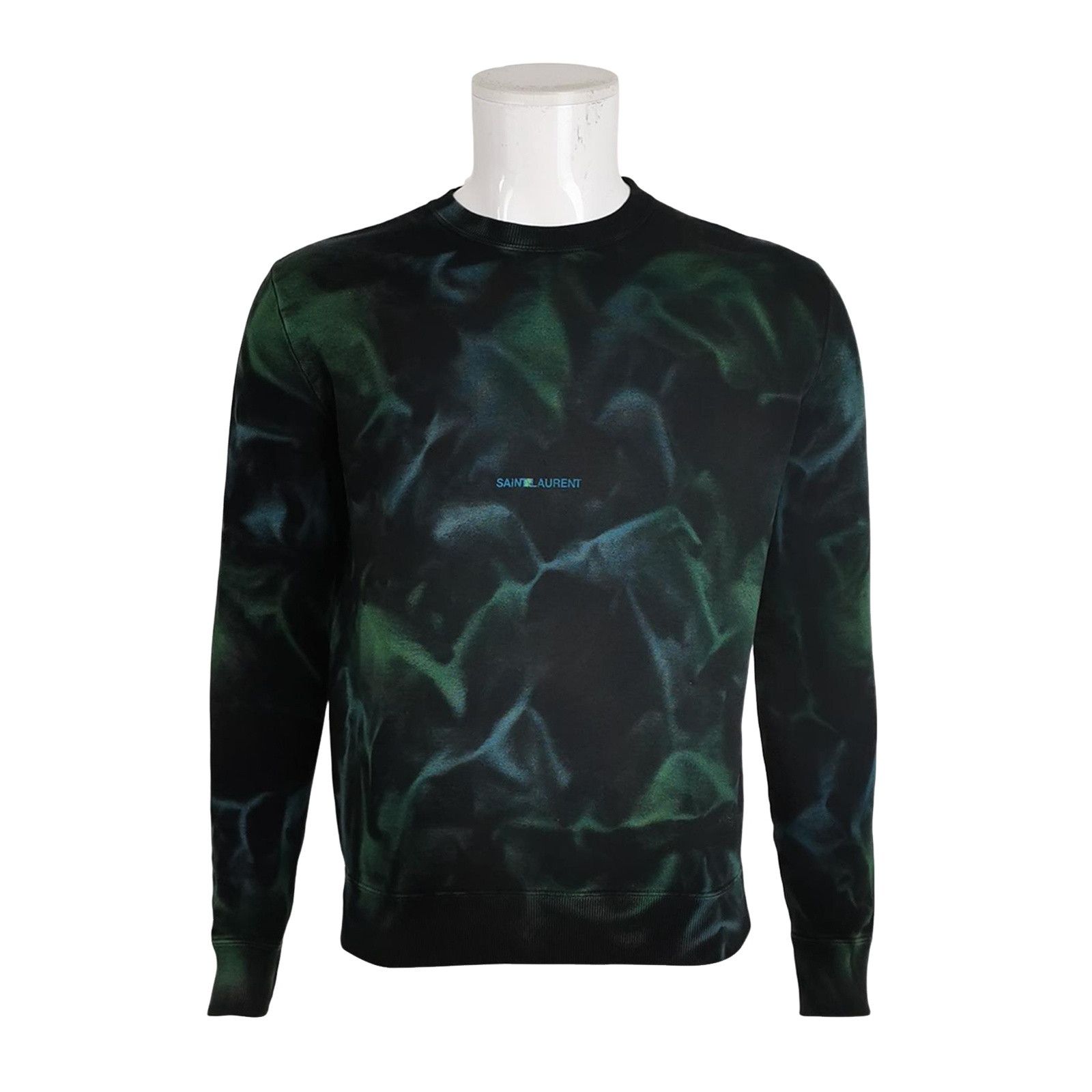 Saint Laurent Paris Saint Laurent Tie-Dye Logo Sweatshirt S Size US S / EU 44-46 / 1 - 1 Thumbnail