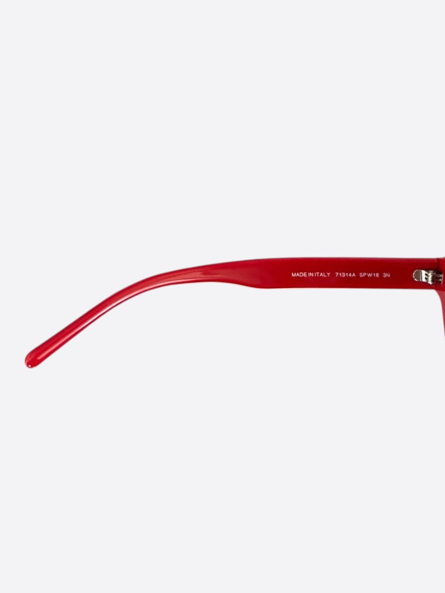 Chanel Chanel Pharrell Red & White Round Sunglasses Size ONE SIZE - 4 Thumbnail