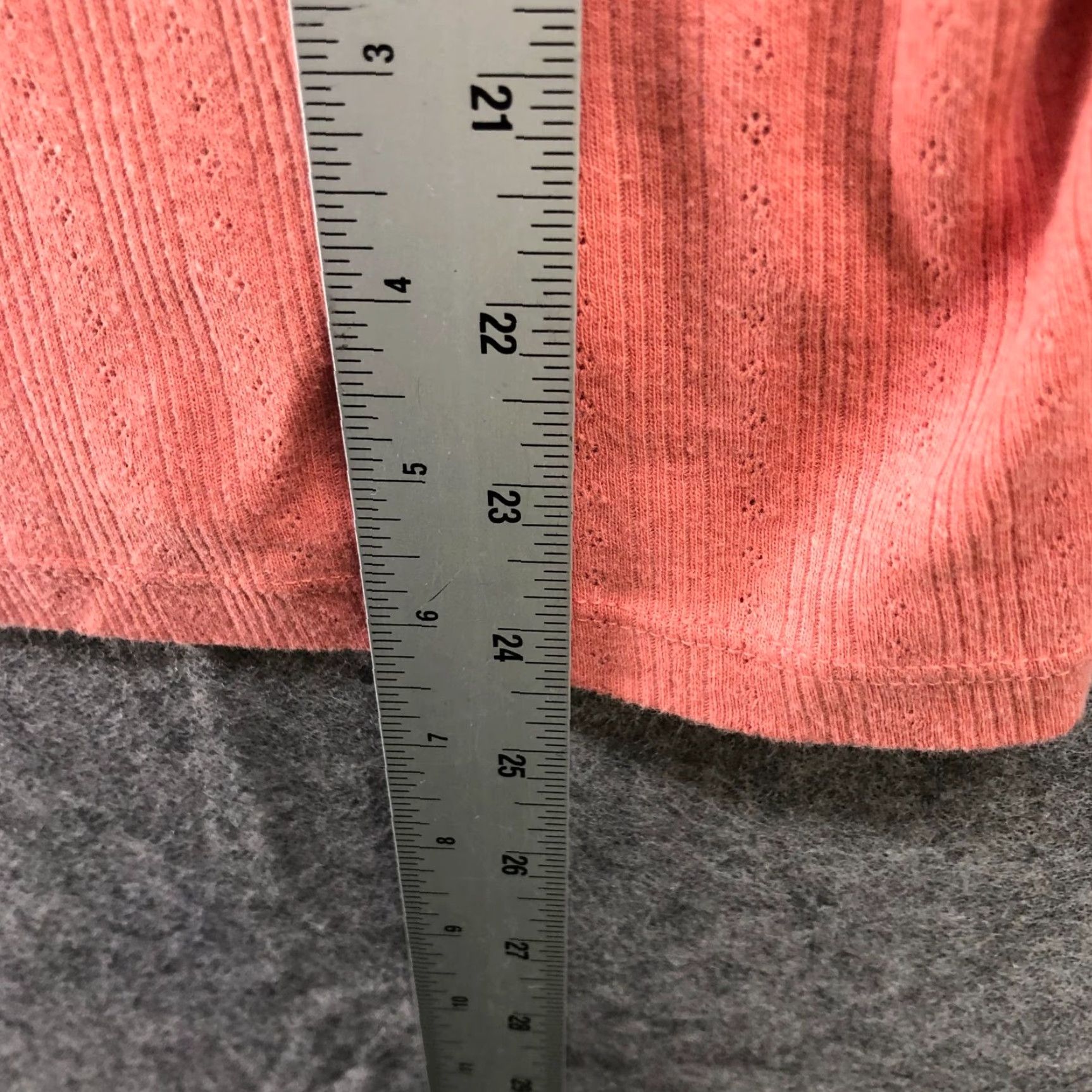 Old Navy Old Navy Women's XL Pink Tie Front Scoop Neck T-Shirt Cotton Blend Lounge Casual Summer Size XL / US 12-14 / IT 48-50 - 7 Thumbnail
