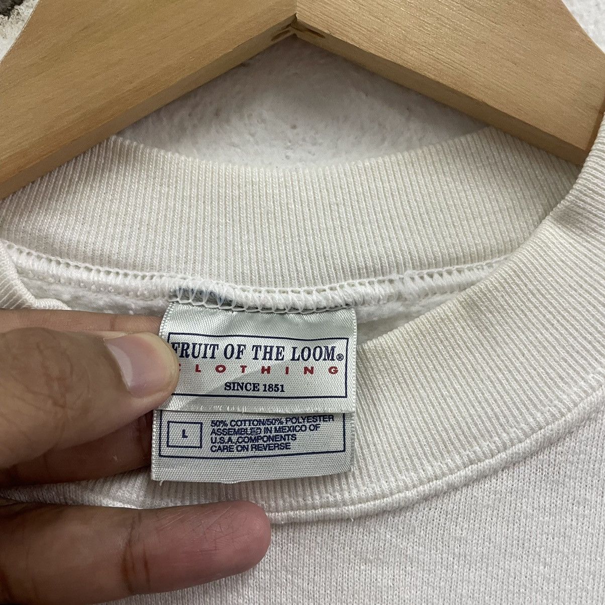 Fruit Of The Loom × Vintage 🔥🔥Vintage 1998 Rancho Tennis Big Logo Sweatshirts Size US M / EU 48-50 / 2 - 8 Thumbnail
