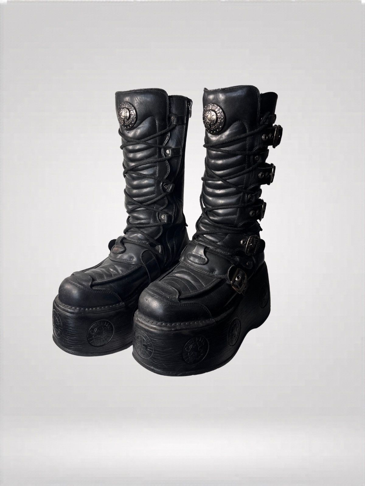 New Rock New Rock Platform Boots - High Platform Size US 8 / EU 41 - 1 Thumbnail