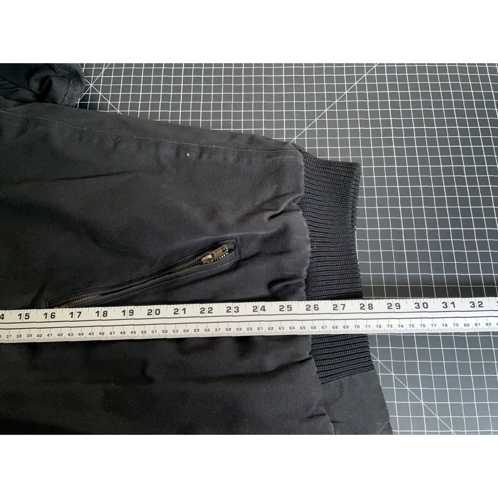 Vintage Schmidty Bomber Jacket Men Canvas Duck XL Black Hooded Quilted Lining Distressing Zip Full Zip Work Jacket Casual Size US XL / EU 56 / 4 - 6 Thumbnail